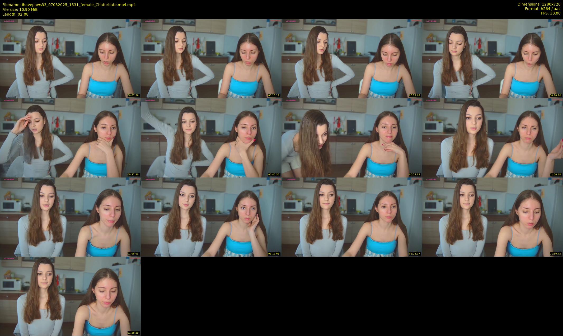 ihavepaws33 — 3 minute Chaturbate couple cam show recording, 720p, May 7, 2025