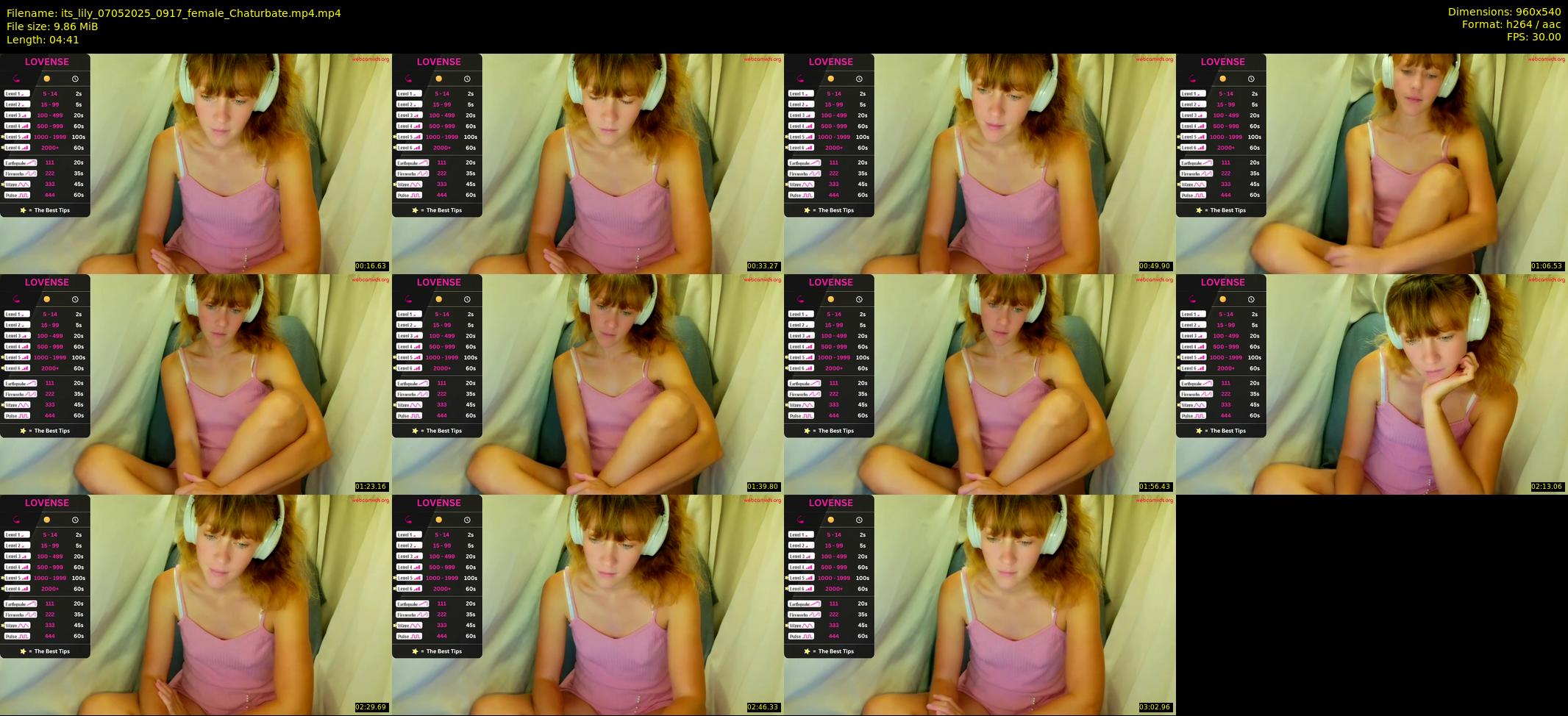 its_lily — 5 minute Chaturbate female cam show recording, 480p, May 7, 2025