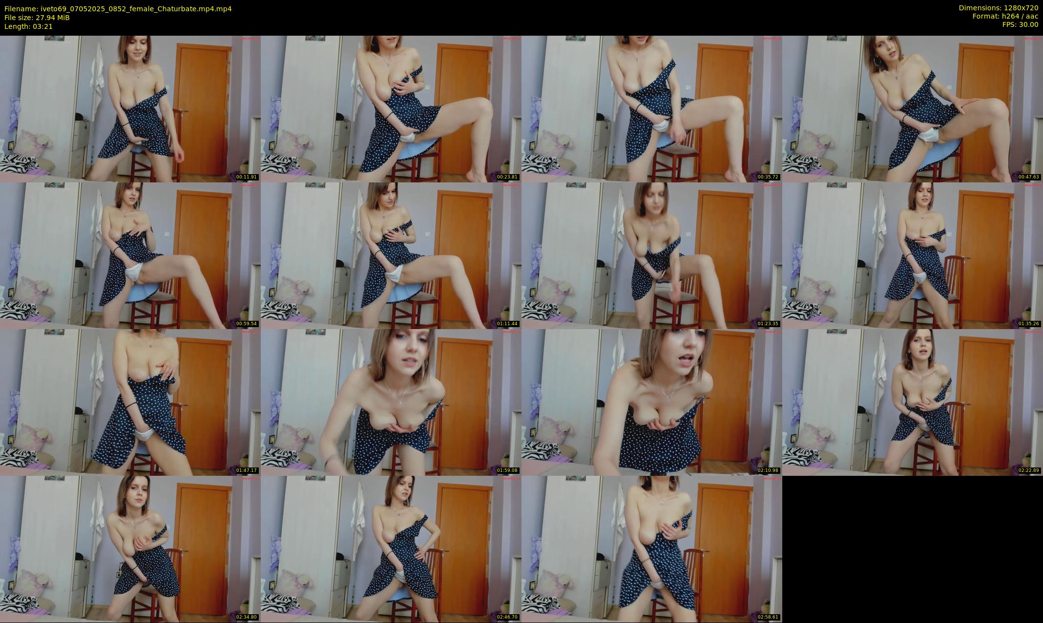 iveto69 — 4 minute Chaturbate female cam show recording, 720p, May 7, 2025