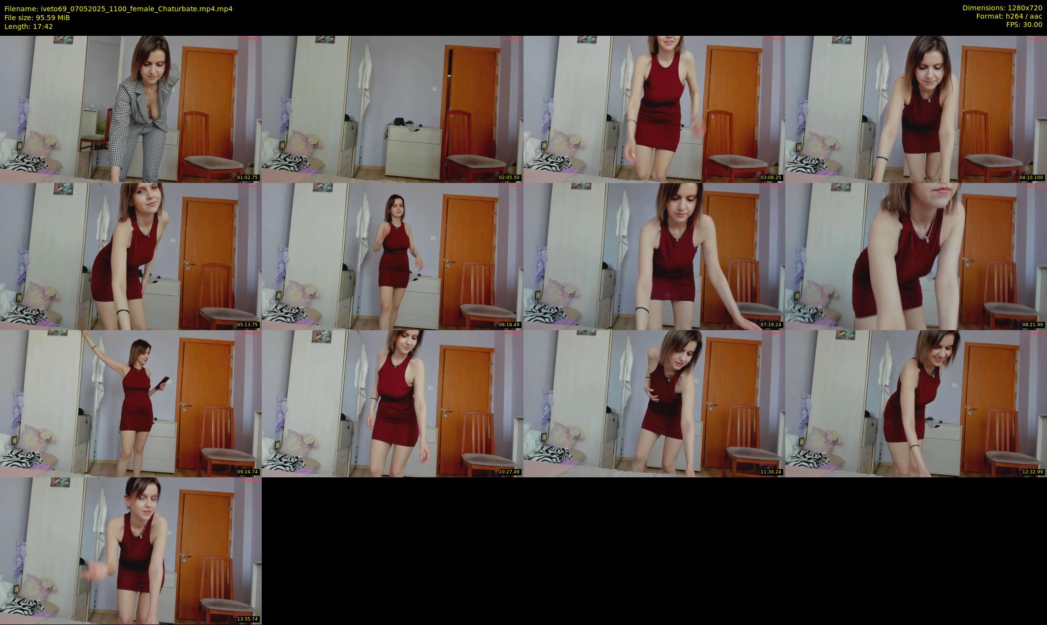 iveto69 — 18 minute Chaturbate female cam show recording, 720p, May 7, 2025