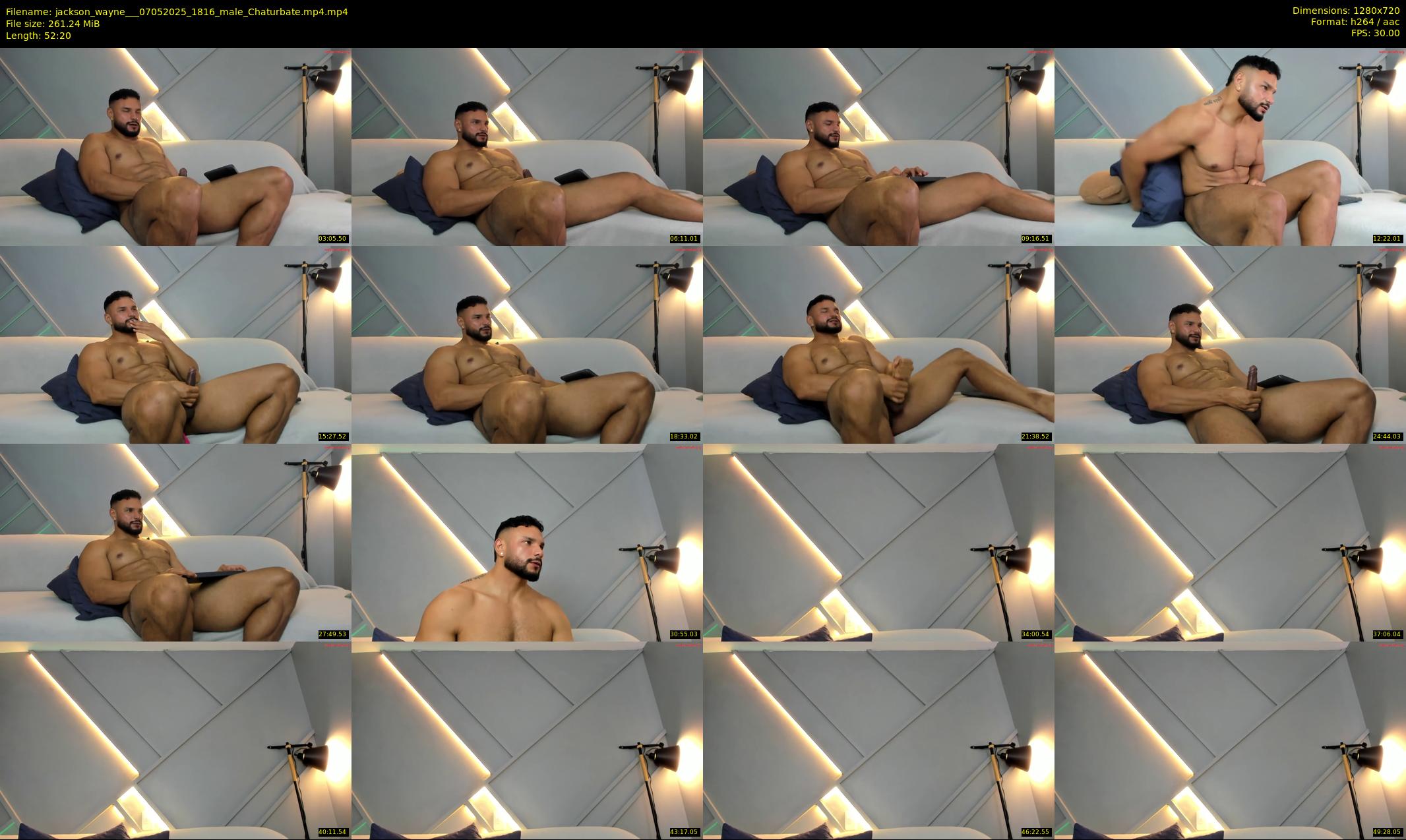 jackson_wayne__ — 53 minute Chaturbate male cam show recording, 720p, May 7, 2025