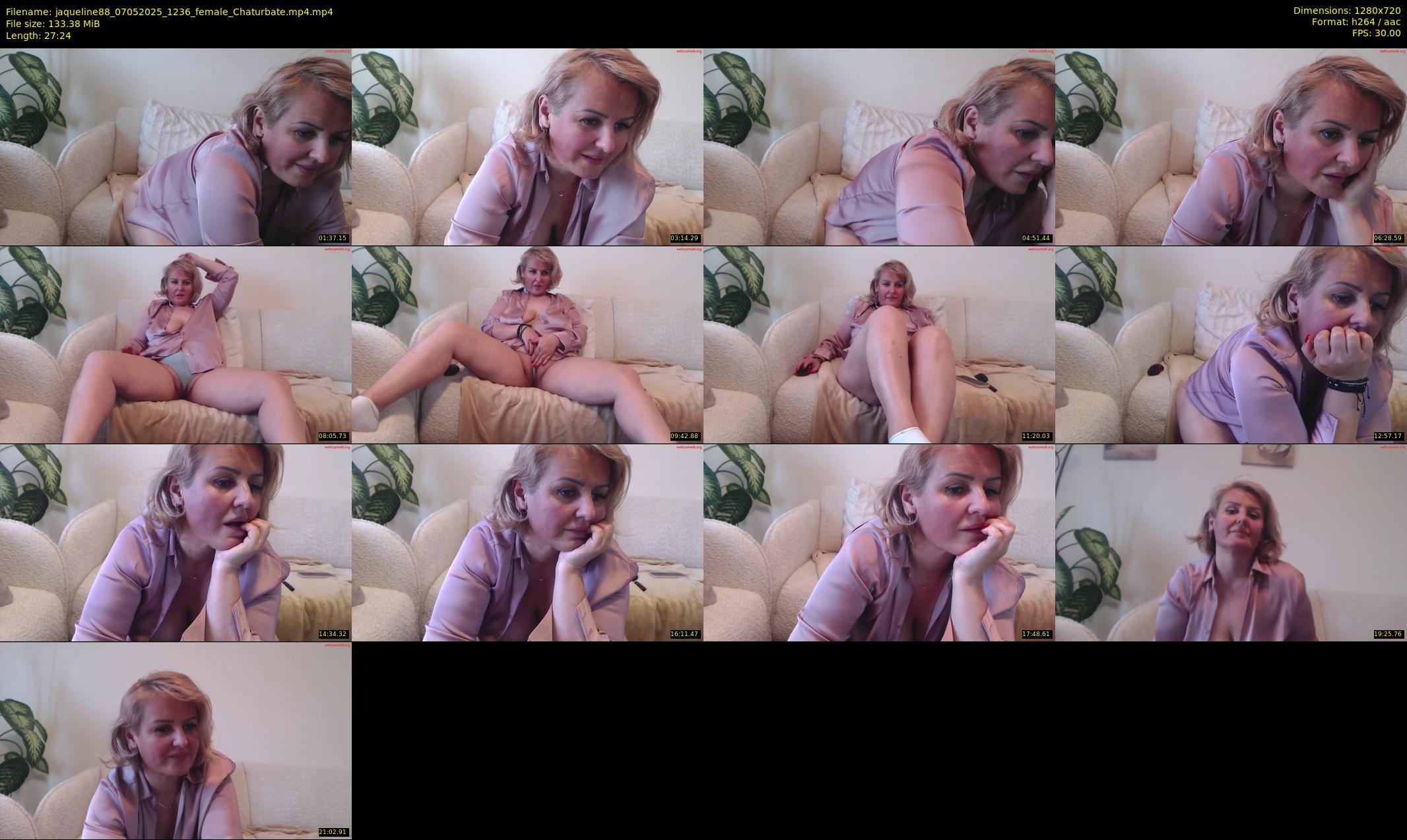 jaqueline88 — 28 minute Chaturbate female cam show recording, 720p, May 7, 2025