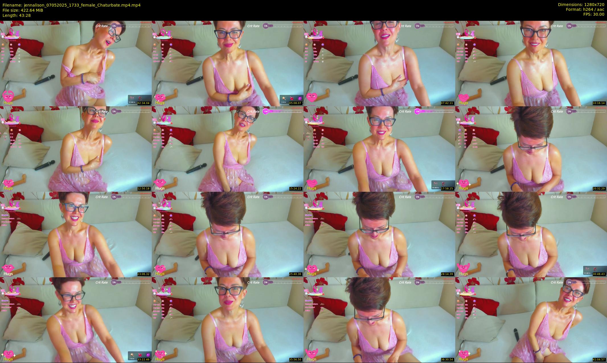 jennalison — 44 minute Chaturbate female cam show recording, 720p, May 7, 2025