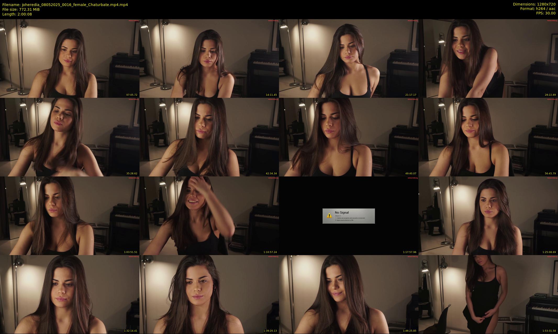 joheredia — 121 minute Chaturbate female cam show recording, 720p, May 8, 2025