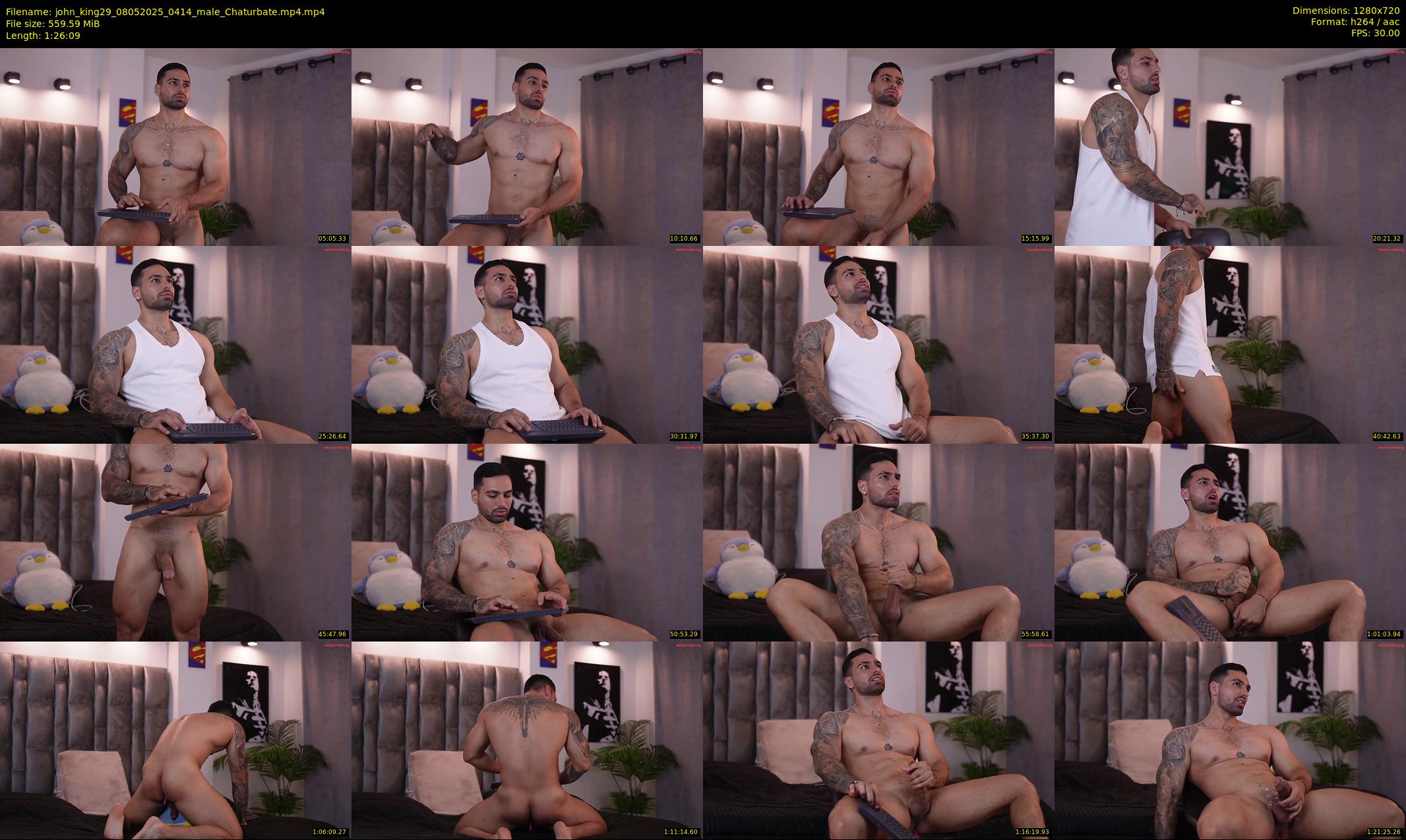 john_king29 — 87 minute Chaturbate male cam show recording, 720p, May 8, 2025