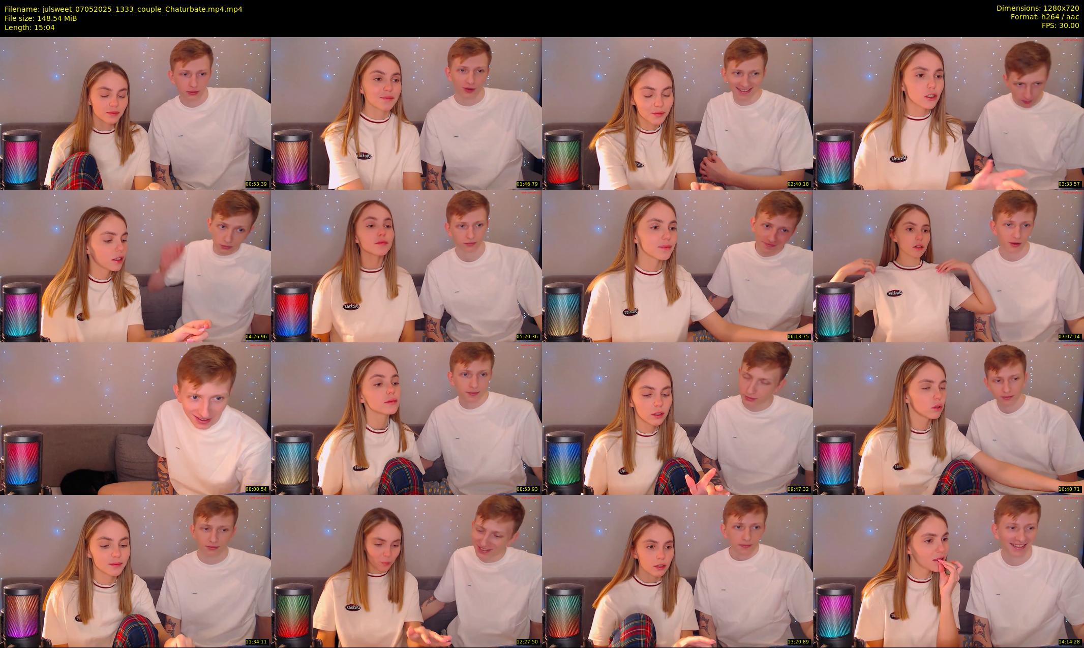 julsweet — 16 minute Chaturbate male cam show recording, 720p, May 7, 2025