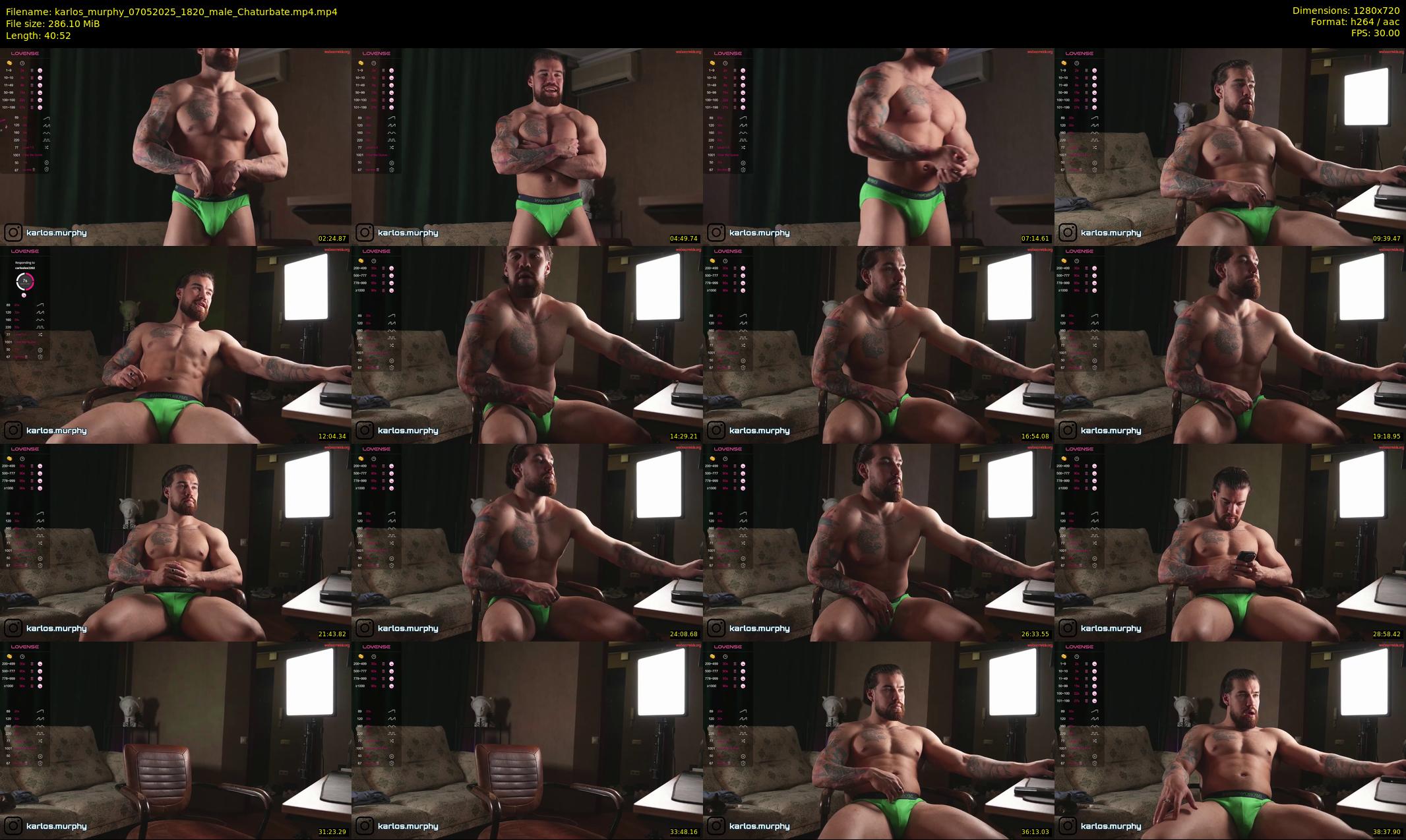 karlos_murphy — 41 minute Chaturbate male cam show recording, 720p, May 7, 2025