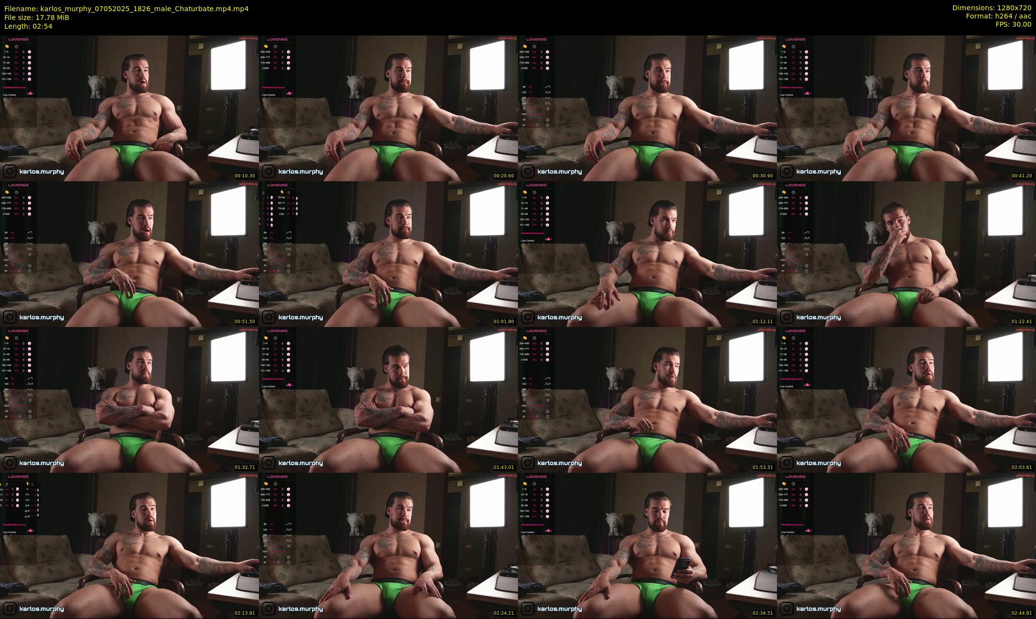 karlos_murphy — 3 minute Chaturbate male cam show recording, 720p, May 7, 2025