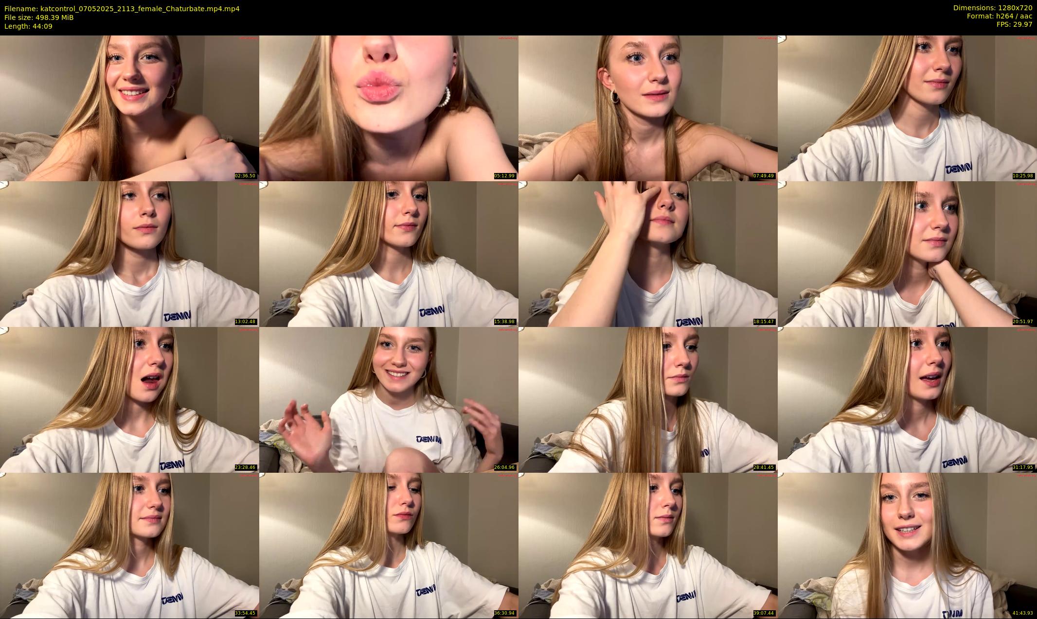 katcontrol — 45 minute Chaturbate female cam show recording, 720p, May 7, 2025
