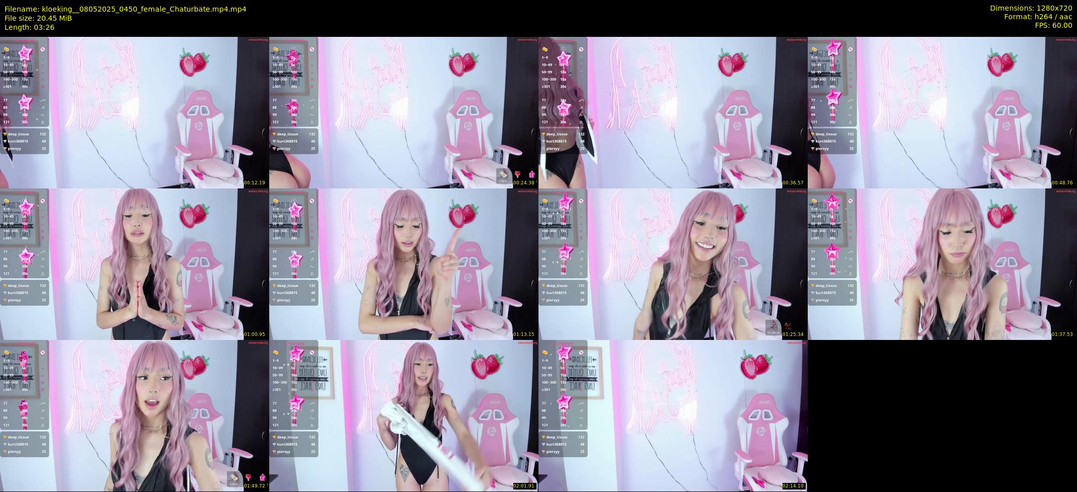 kloeking_ — 4 minute Chaturbate female cam show recording, 720p, May 8, 2025