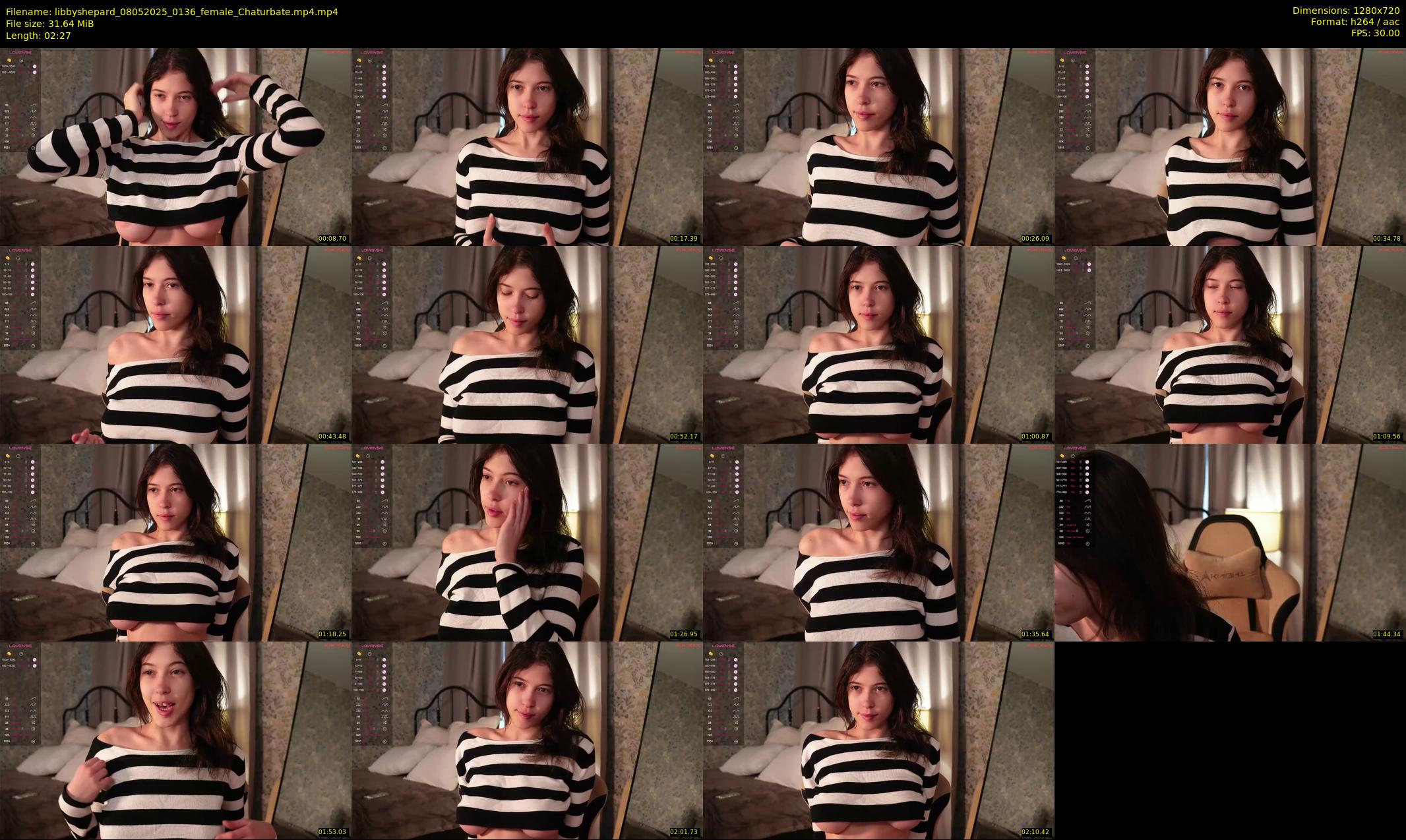 libbyshepard — 3 minute Chaturbate female cam show recording, 720p, May 8, 2025