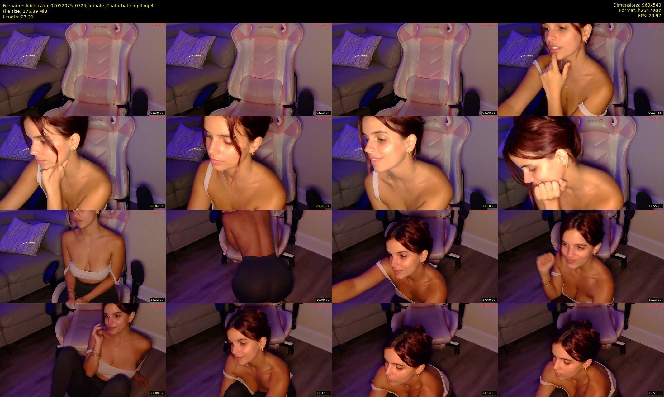 lilbeccaxo — 28 minute Chaturbate female cam show recording, 480p, May 7, 2025