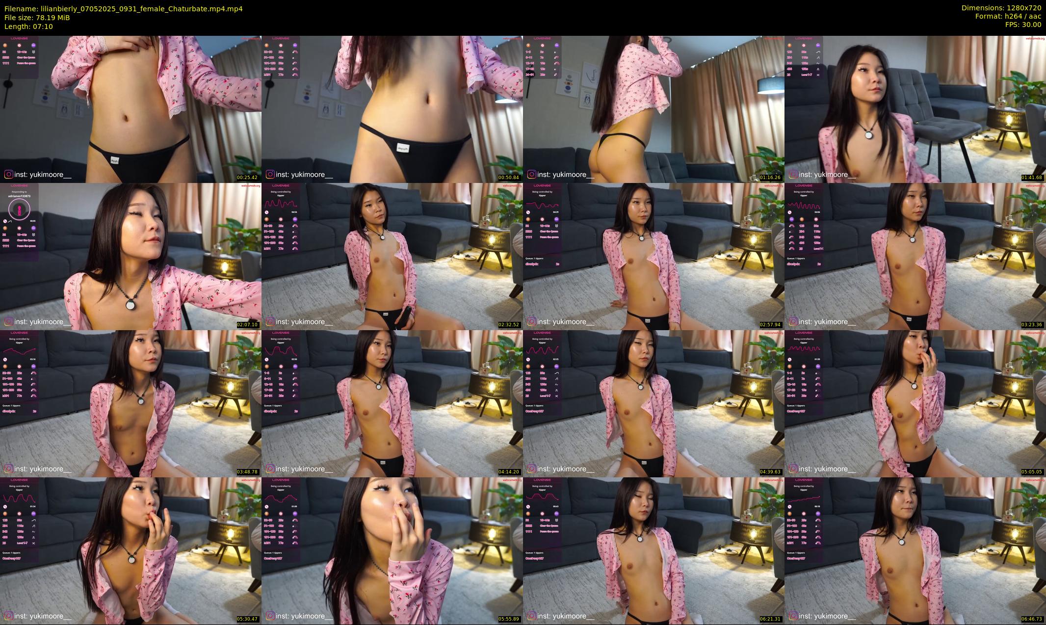 lilianbierly — 8 minute Chaturbate female cam show recording, 720p, May 7, 2025