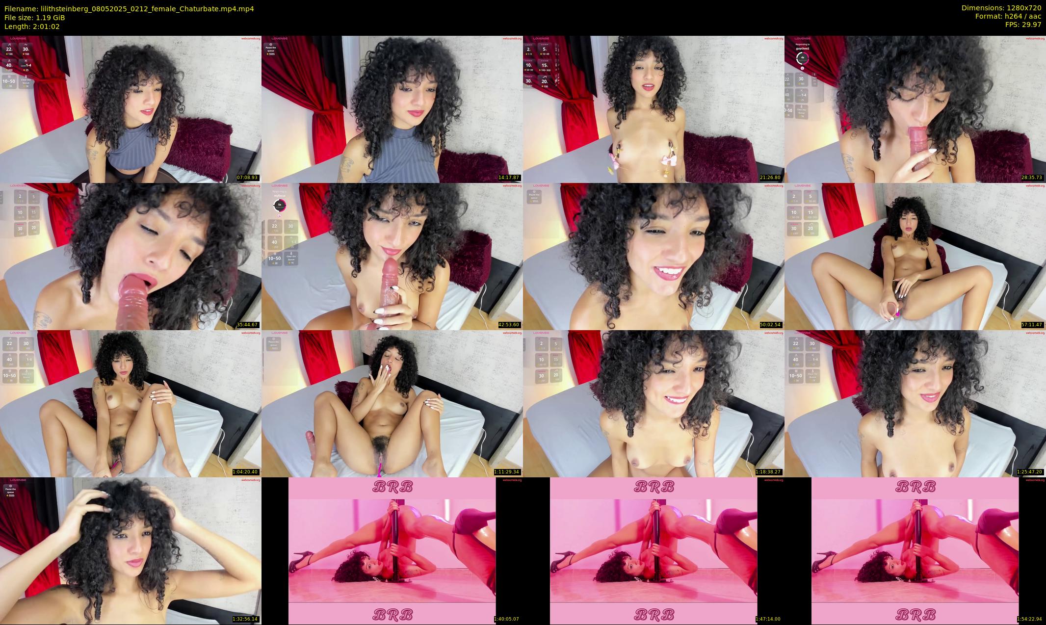lilithsteinberg — 122 minute Chaturbate female cam show recording, 720p, May 8, 2025