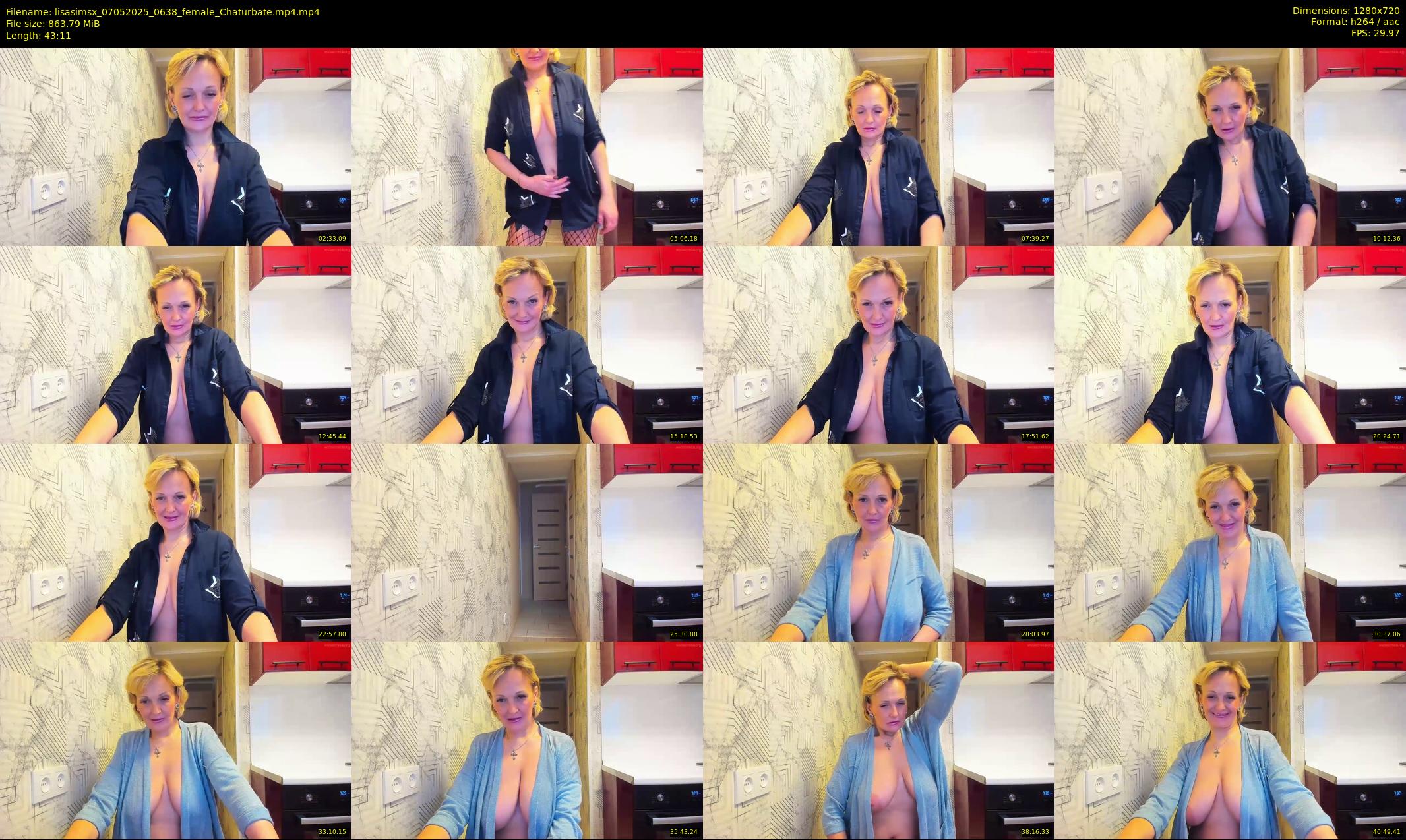 lisasimsx — 44 minute Chaturbate female cam show recording, 720p, May 7, 2025