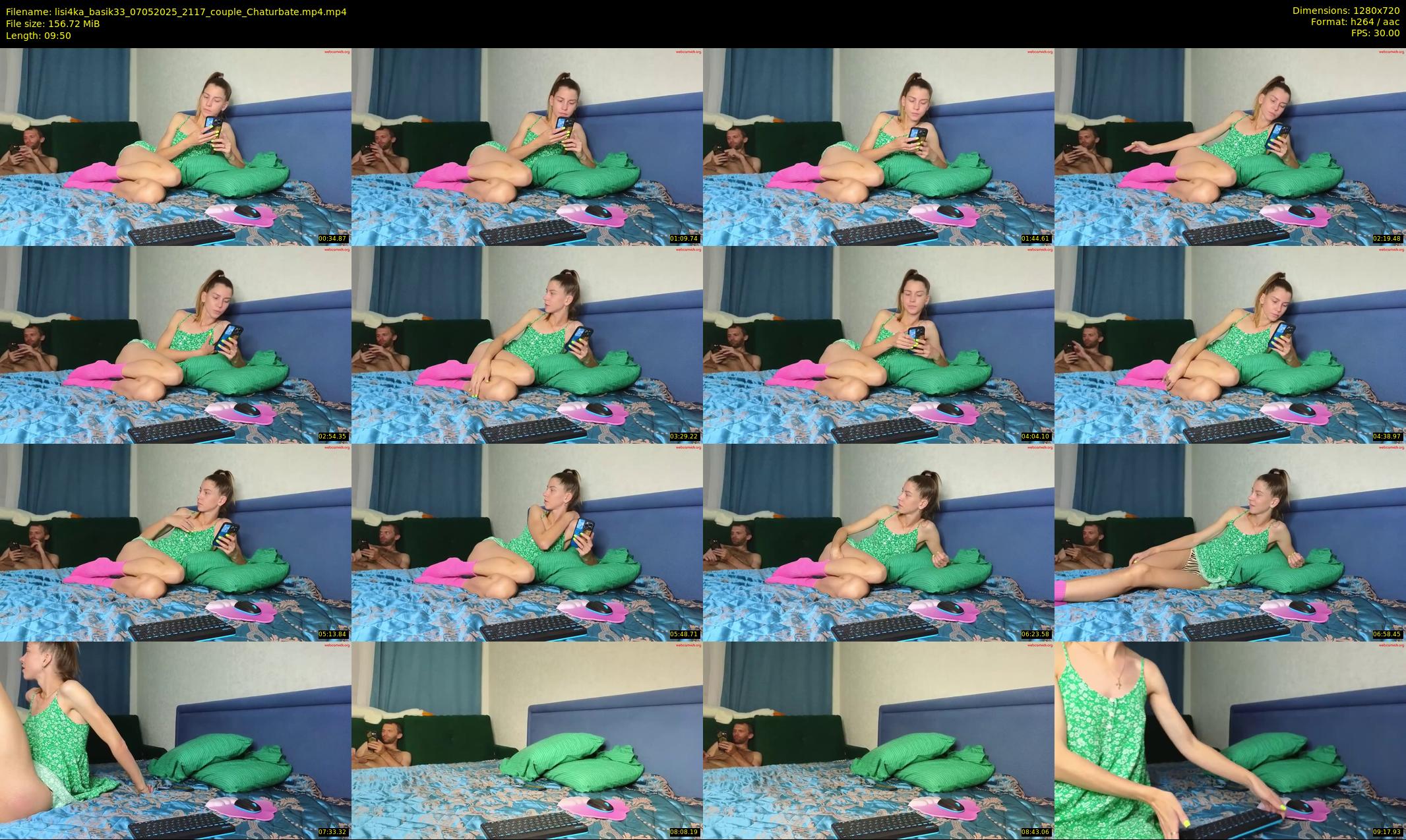 lisi4ka_basik33 — 10 minute Chaturbate couple cam show recording, 720p, May 7, 2025