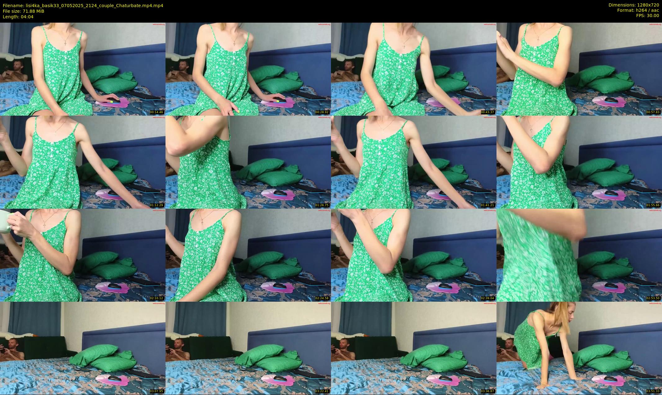 lisi4ka_basik33 — 5 minute Chaturbate couple cam show recording, 720p, May 7, 2025