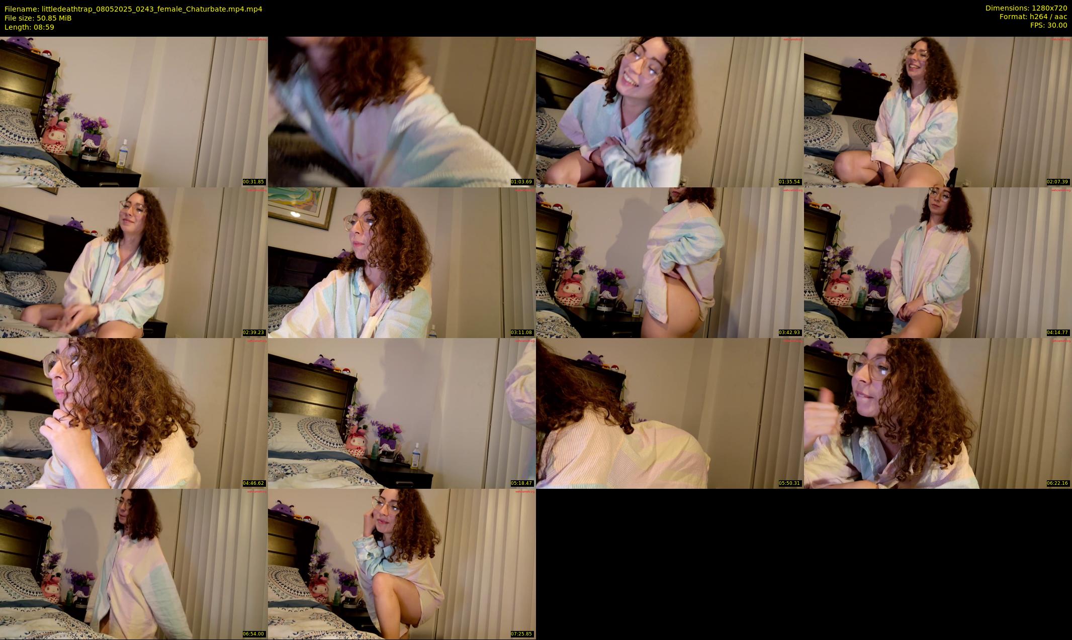 littledeathtrap — 9 minute Chaturbate female cam show recording, 720p, May 8, 2025
