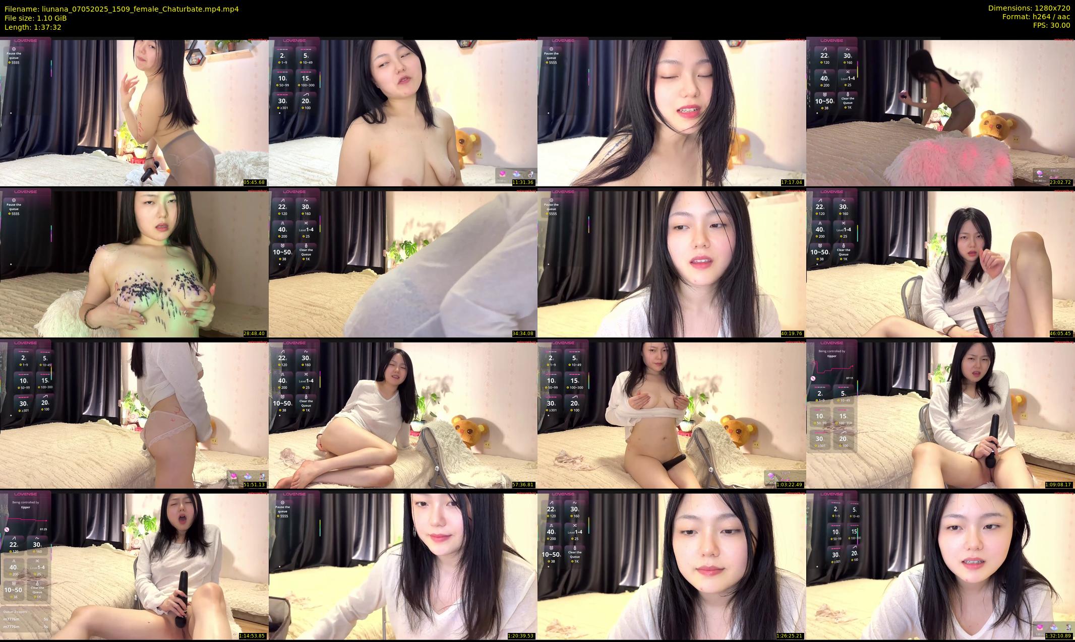 liunana — 98 minute Chaturbate female cam show recording, 720p, May 7, 2025