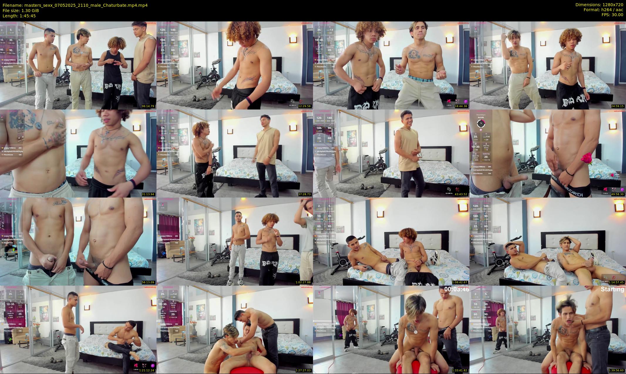 masters_sexx — 106 minute Chaturbate male cam show recording, 720p, May 7, 2025