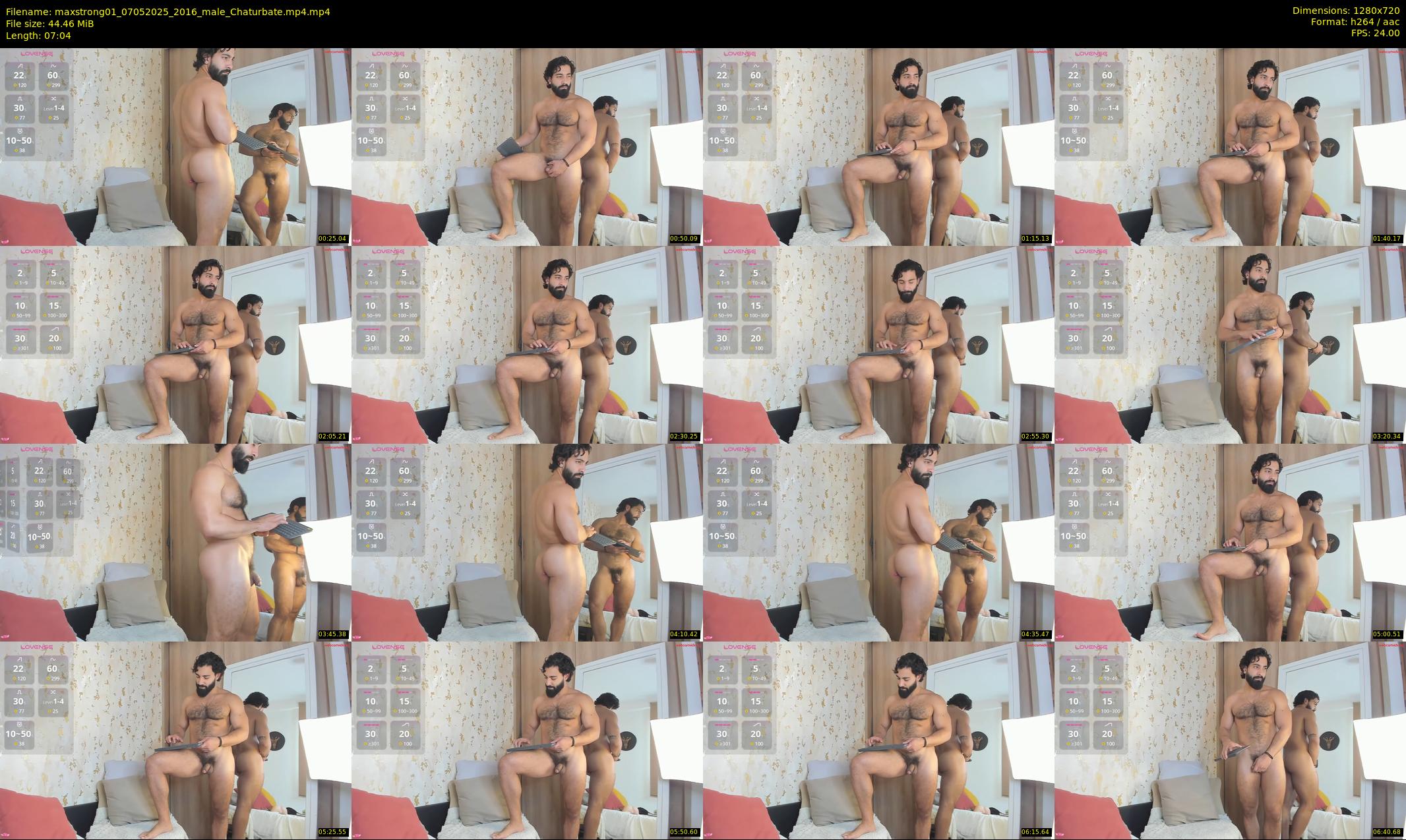 maxstrong01 — 8 minute Chaturbate male cam show recording, 720p, May 7, 2025