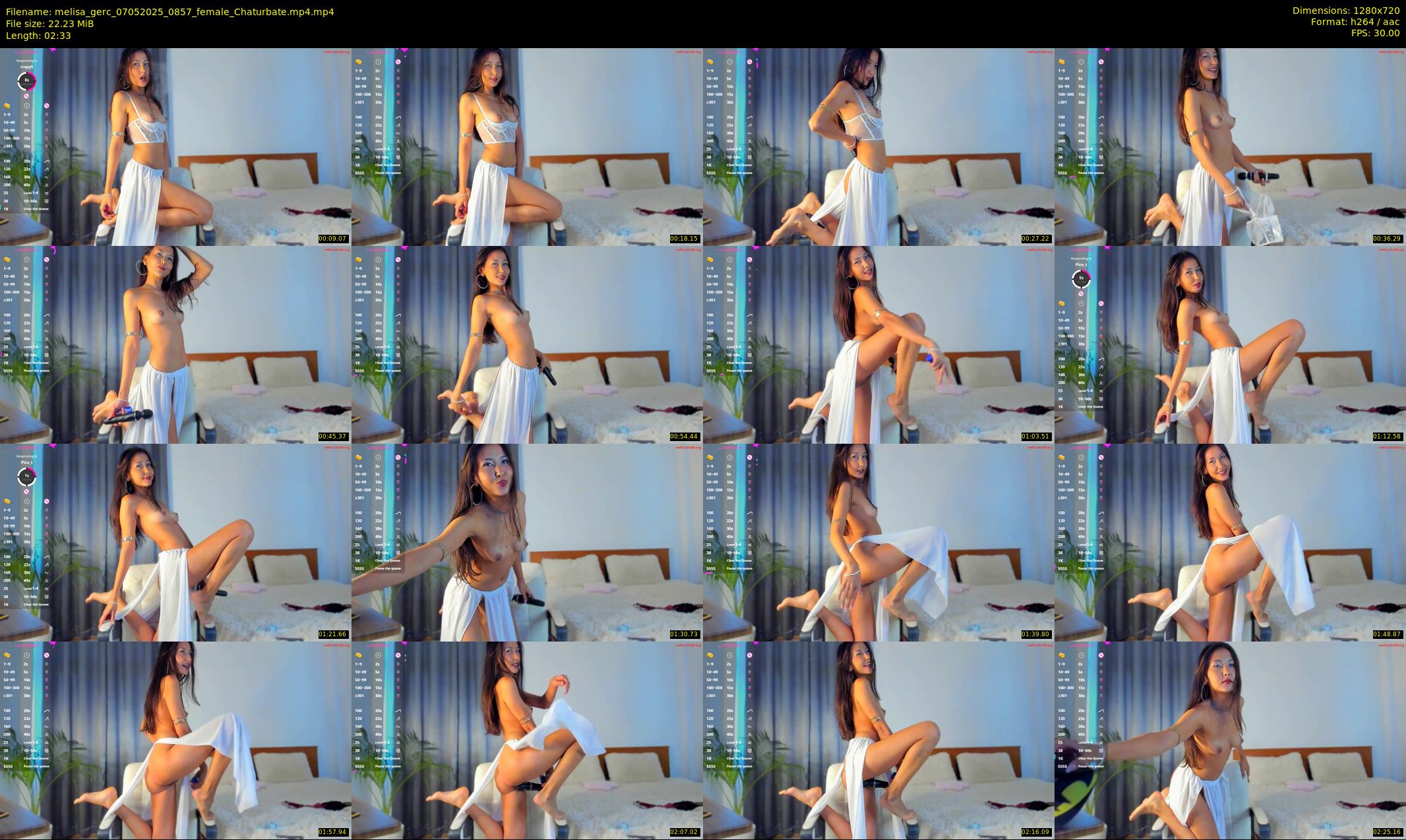 melisa_gerc — 3 minute Chaturbate female cam show recording, 720p, May 7, 2025