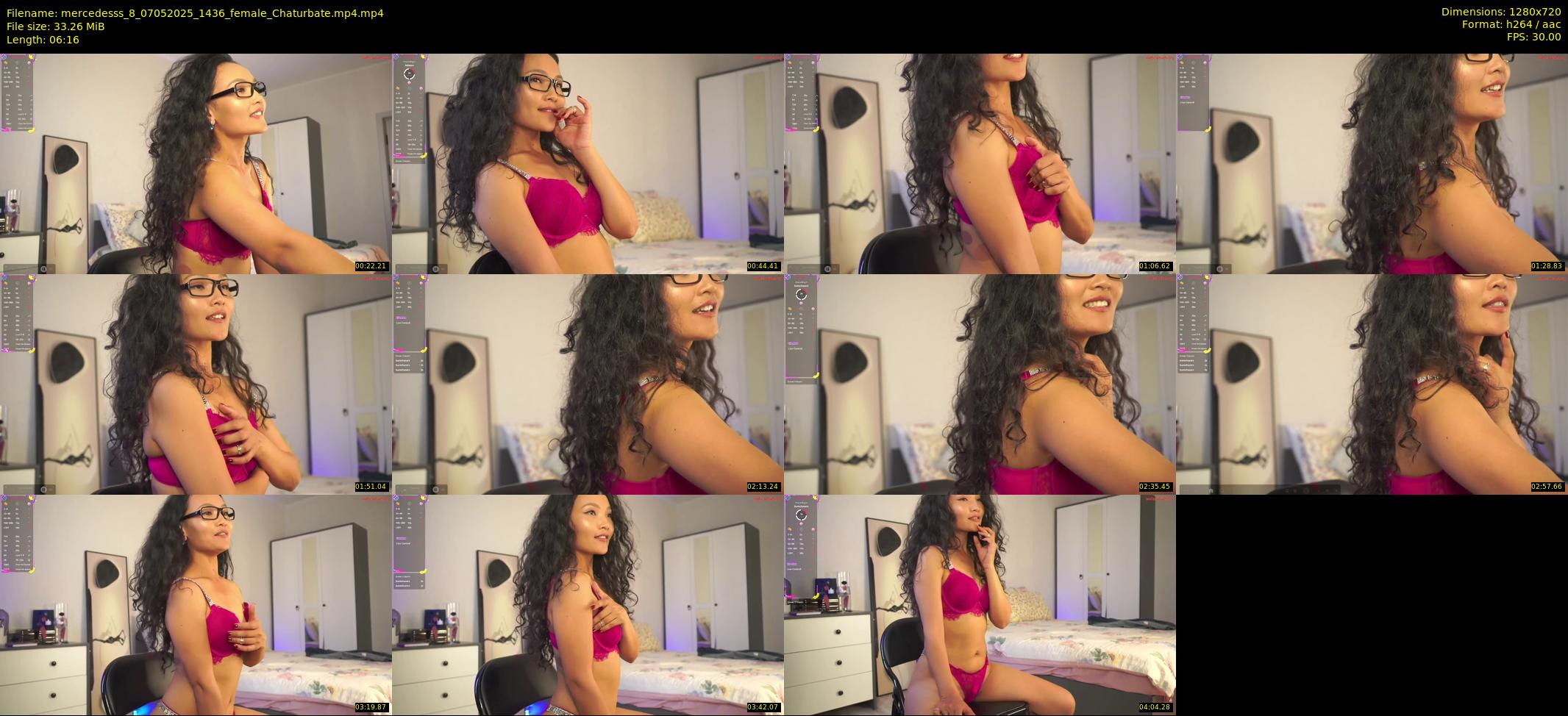 mercedesss_8 — 7 minute Chaturbate female cam show recording, 720p, May 7, 2025