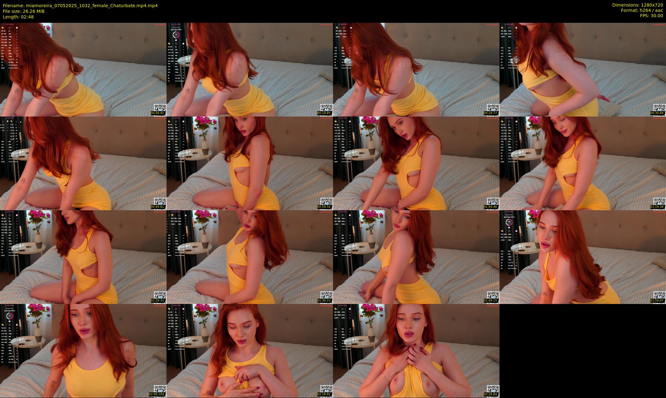 miamoreira — 3 minute Chaturbate female cam show recording, 720p, May 7, 2025