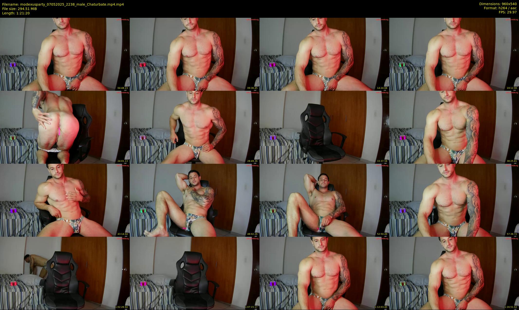 modexusparty — 82 minute Chaturbate male cam show recording, 480p, May 7, 2025