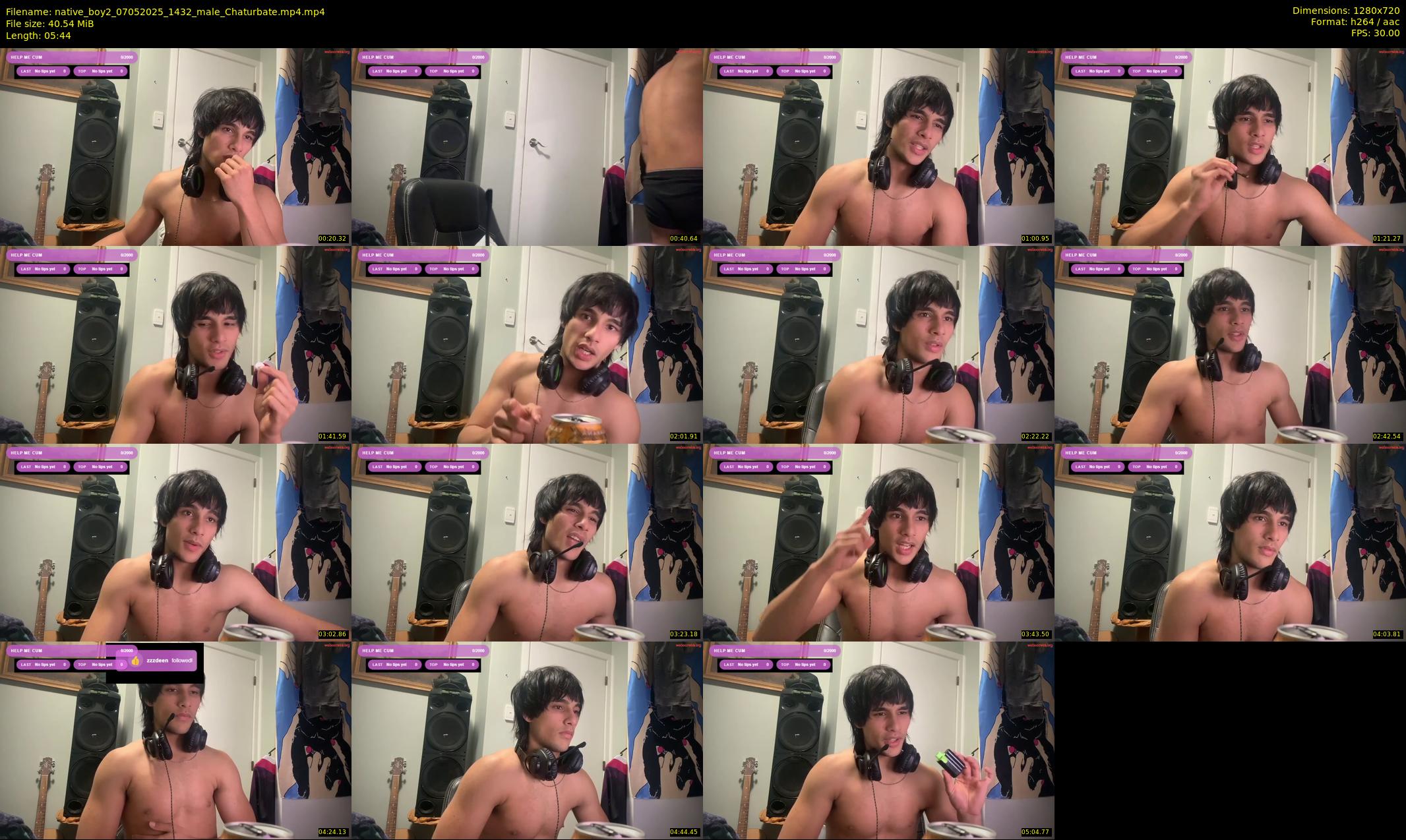 native_boy2 — 6 minute Chaturbate male cam show recording, 720p, May 7, 2025