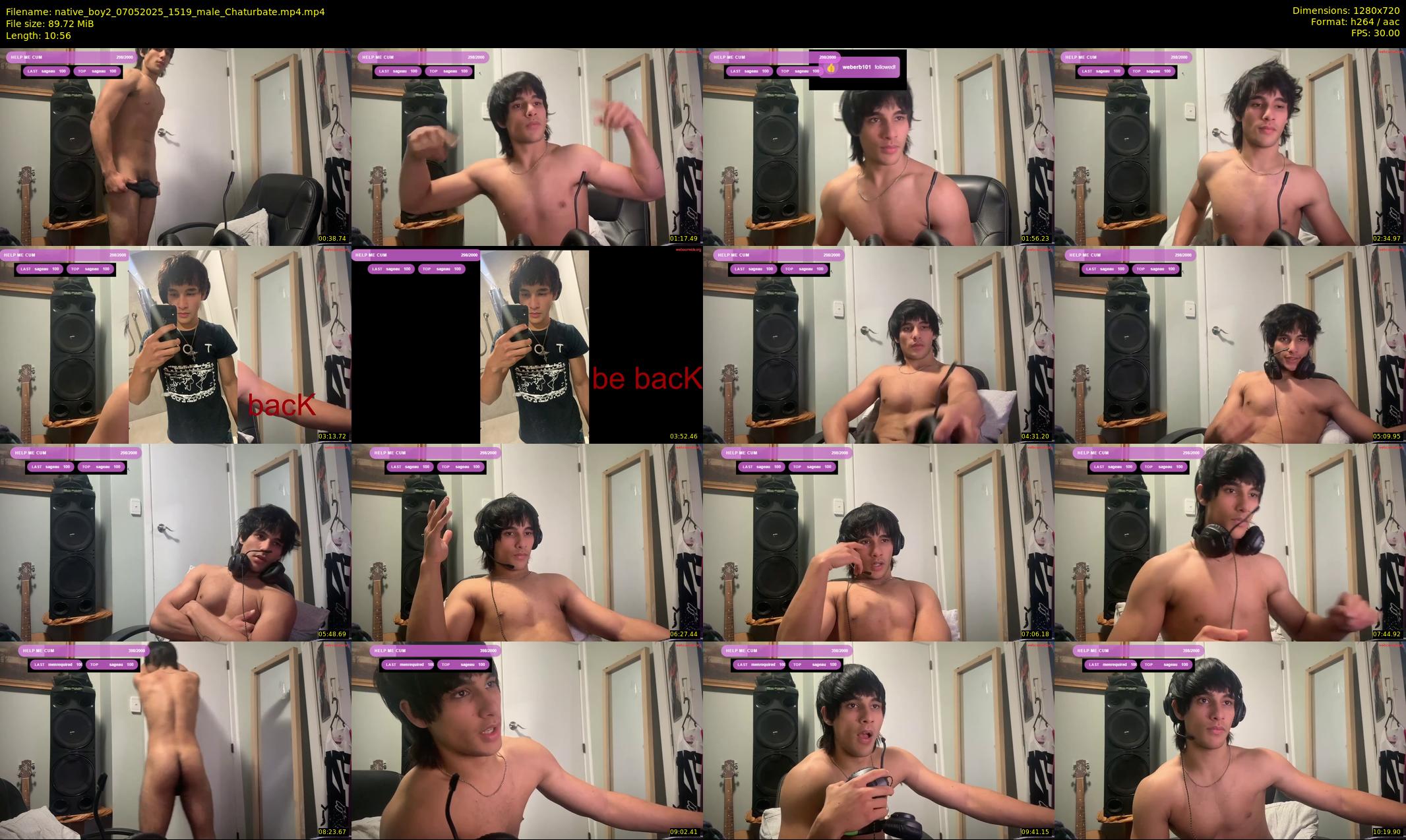 native_boy2 — 11 minute Chaturbate male cam show recording, 720p, May 7, 2025