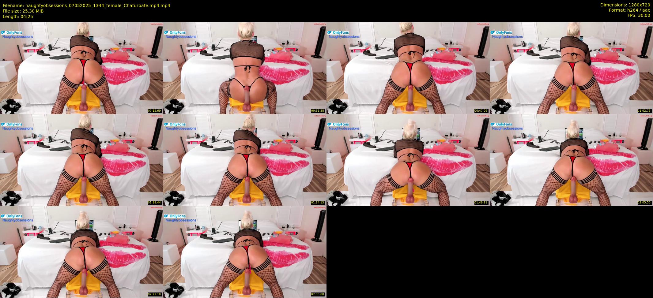 naughtyobsessions — 5 minute Chaturbate female cam show recording, 720p, May 7, 2025