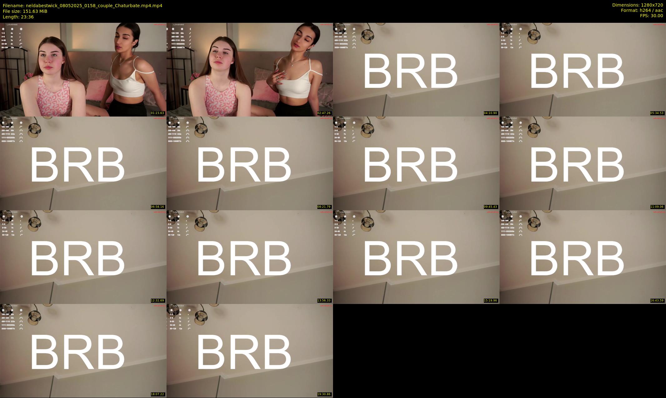 neldabestwick — 24 minute Chaturbate couple cam show recording, 720p, May 8, 2025