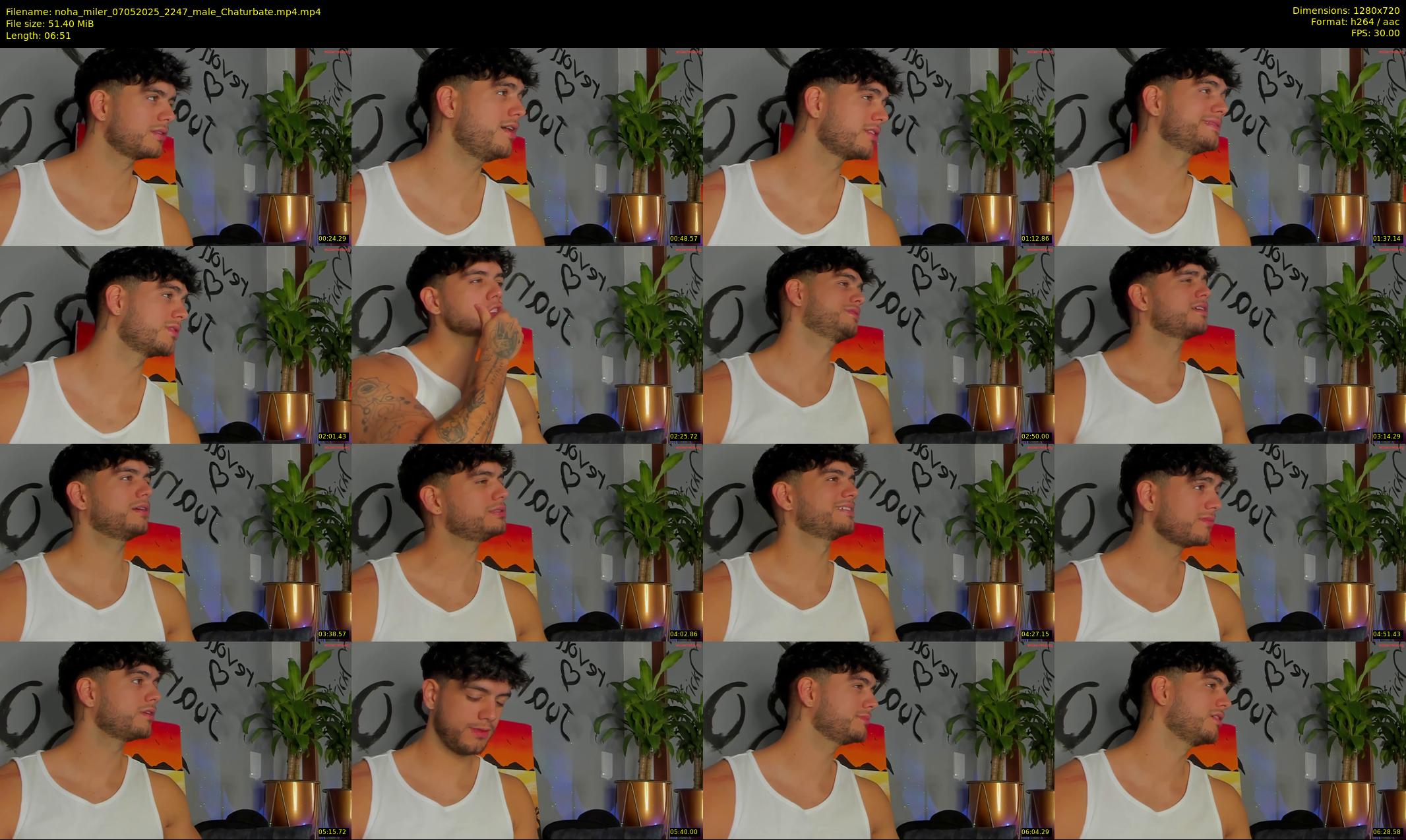 noha_miler — 7 minute Chaturbate male cam show recording, 720p, May 7, 2025