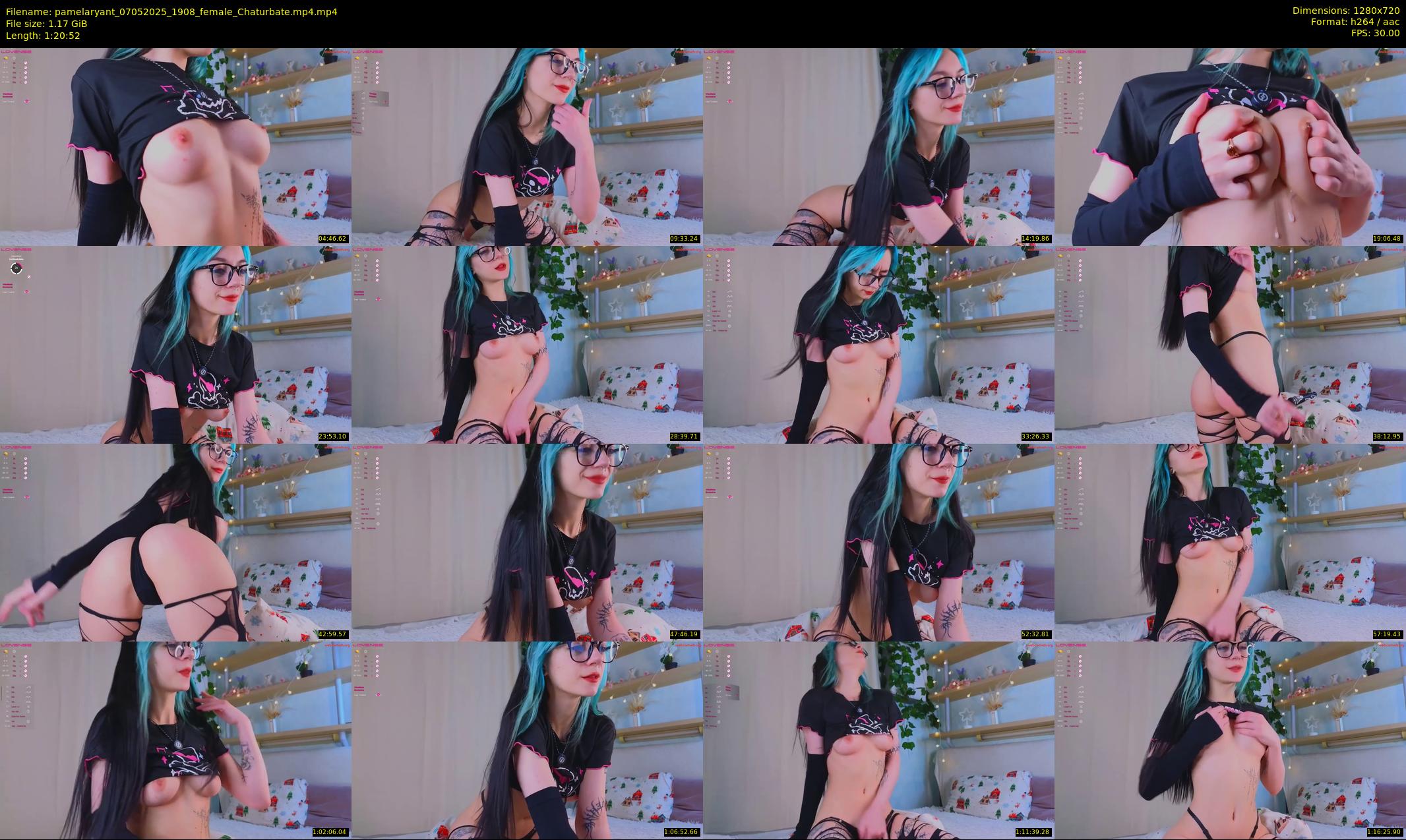 pamelaryant — 81 minute Chaturbate female cam show recording, 720p, May 7, 2025