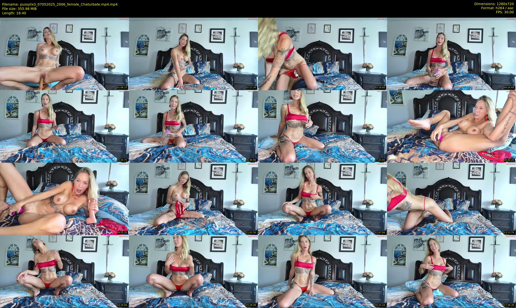 pussylix3 — 19 minute Chaturbate female cam show recording, 720p, May 7, 2025