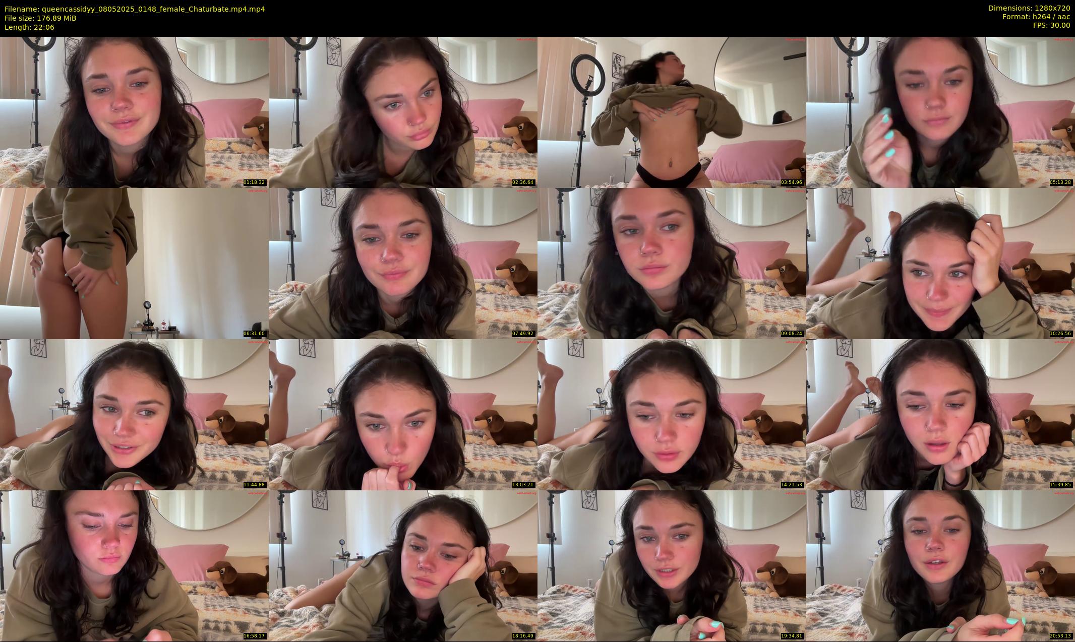 queencassidyy — 23 minute Chaturbate female cam show recording, 720p, May 8, 2025