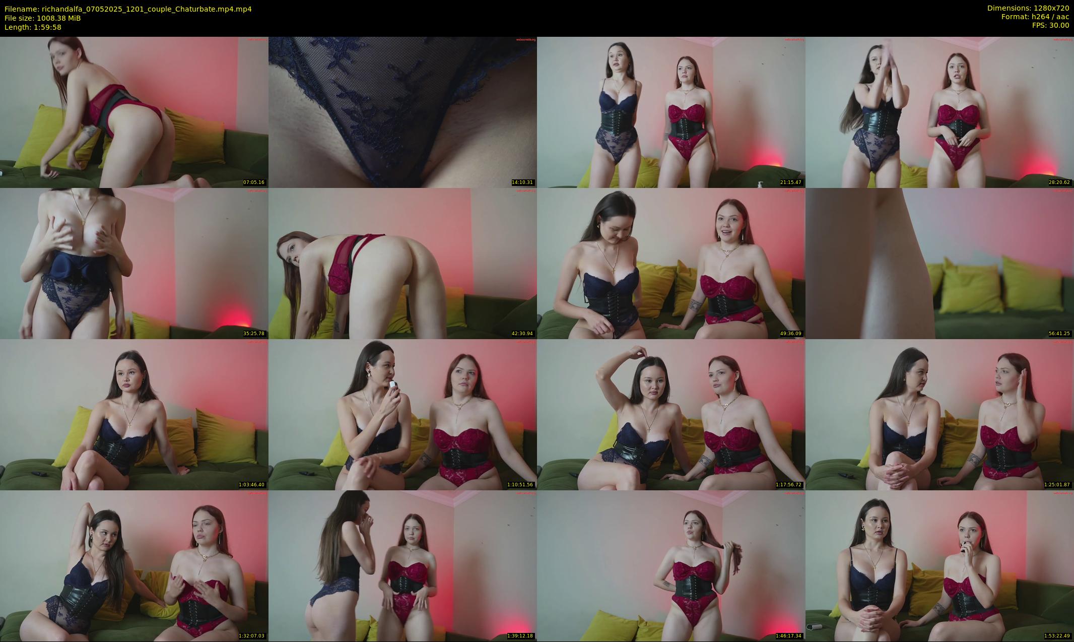richandalfa — 120 minute Chaturbate couple cam show recording, 720p, May 7, 2025