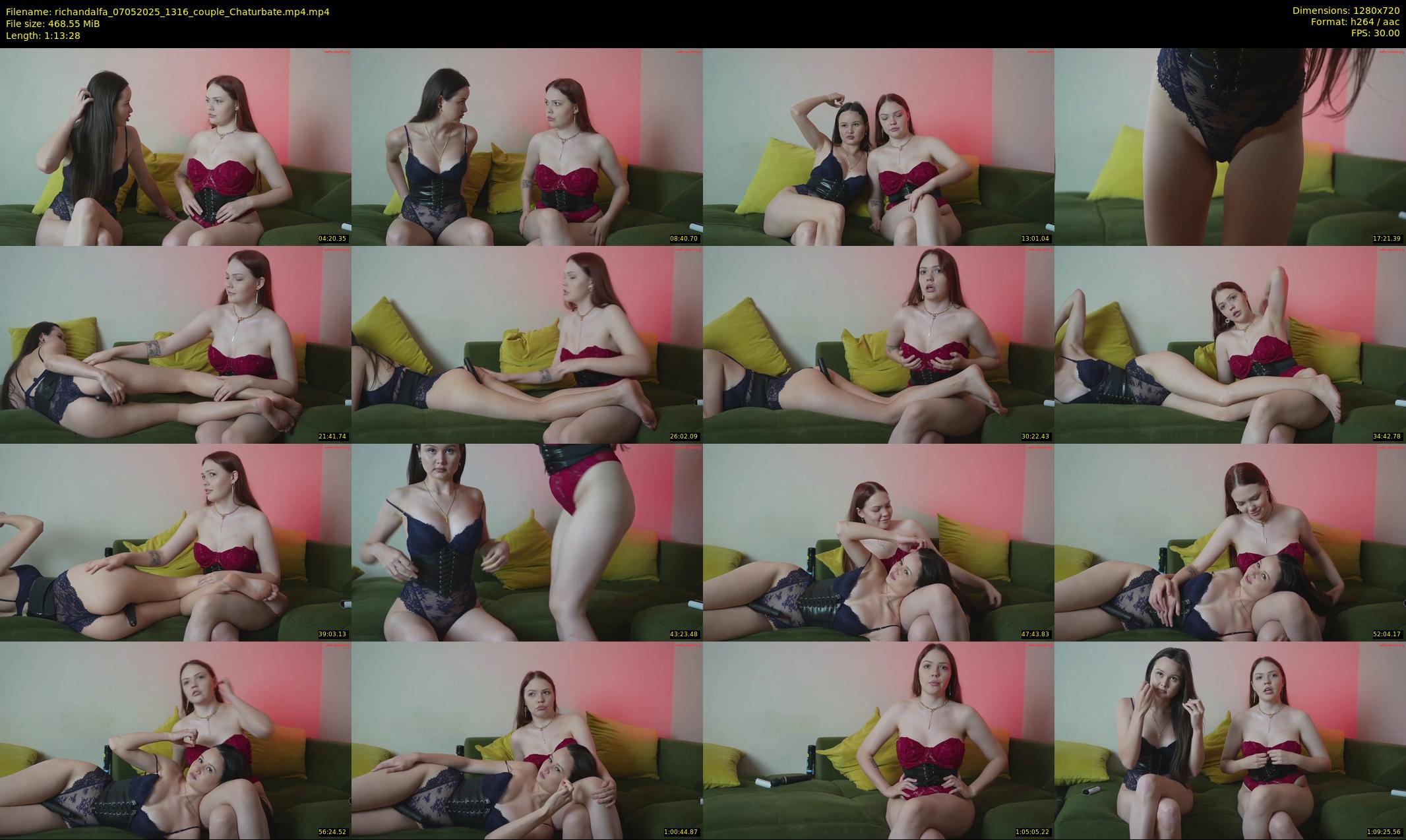 richandalfa — 74 minute Chaturbate couple cam show recording, 720p, May 7, 2025
