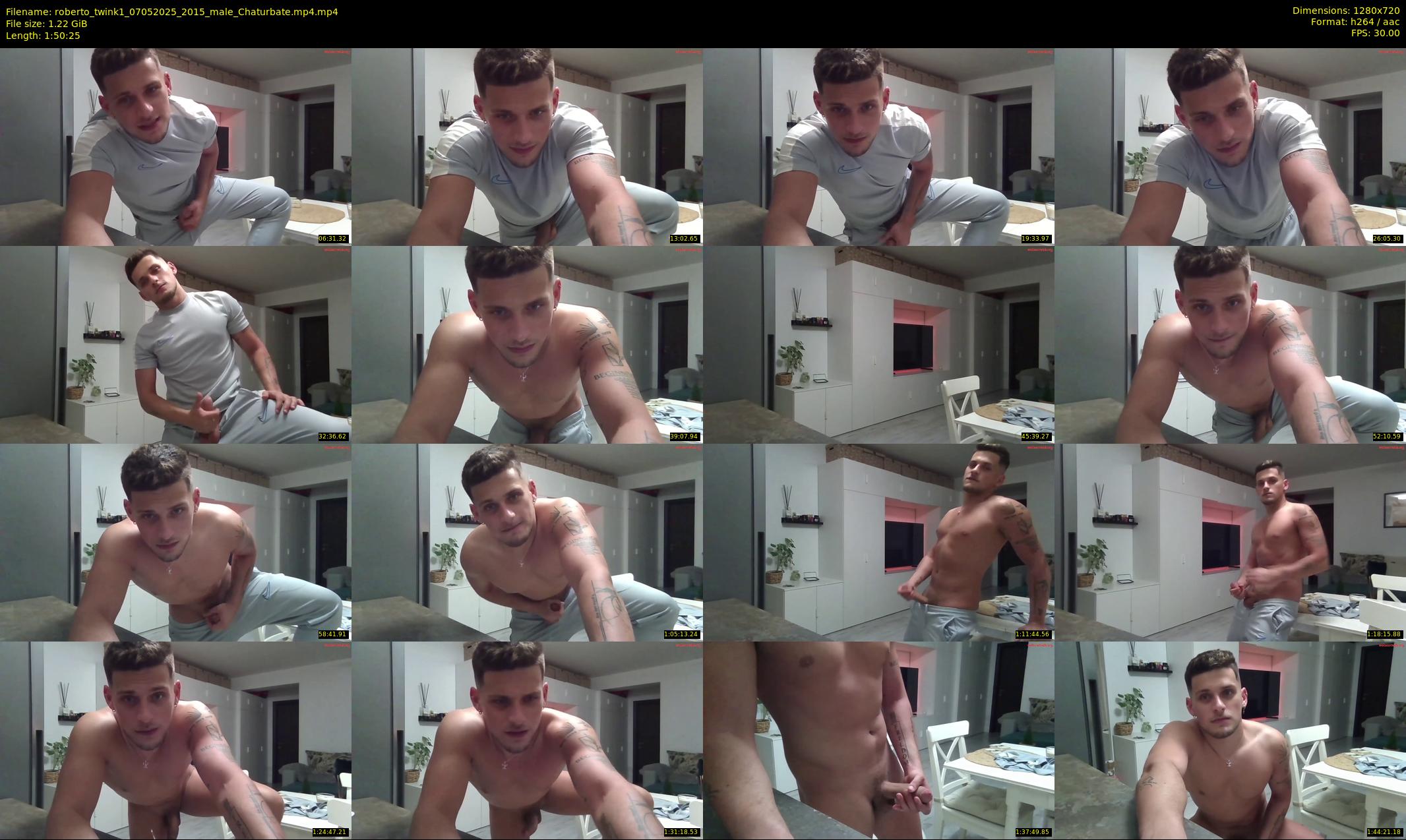 roberto_twink1 — 111 minute Chaturbate male cam show recording, 720p, May 7, 2025