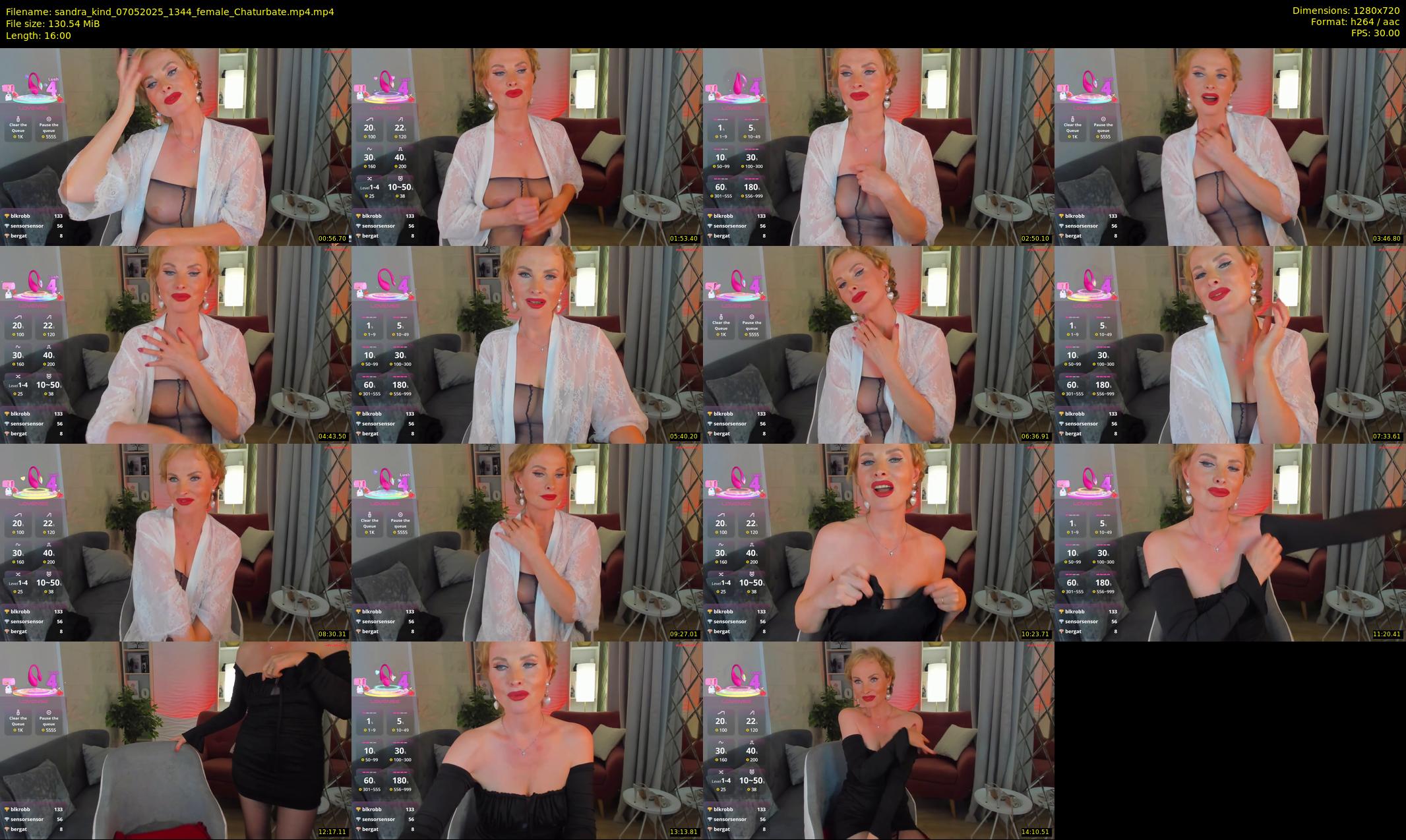 sandra_kind — 16 minute Chaturbate female cam show recording, 720p, May 7, 2025