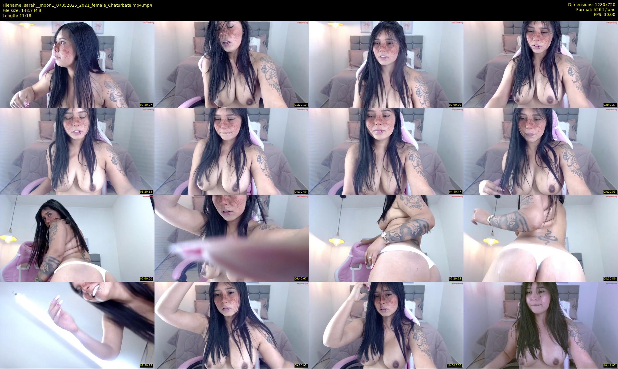 sarah__moon1 — 12 minute Chaturbate female cam show recording, 720p, May 7, 2025