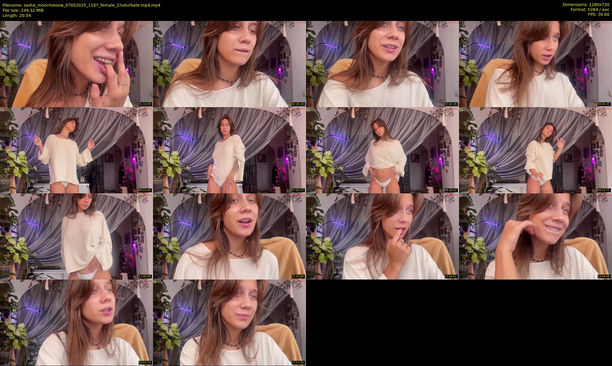sasha_moormeoow — 21 minute Chaturbate female cam show recording, 720p, May 7, 2025