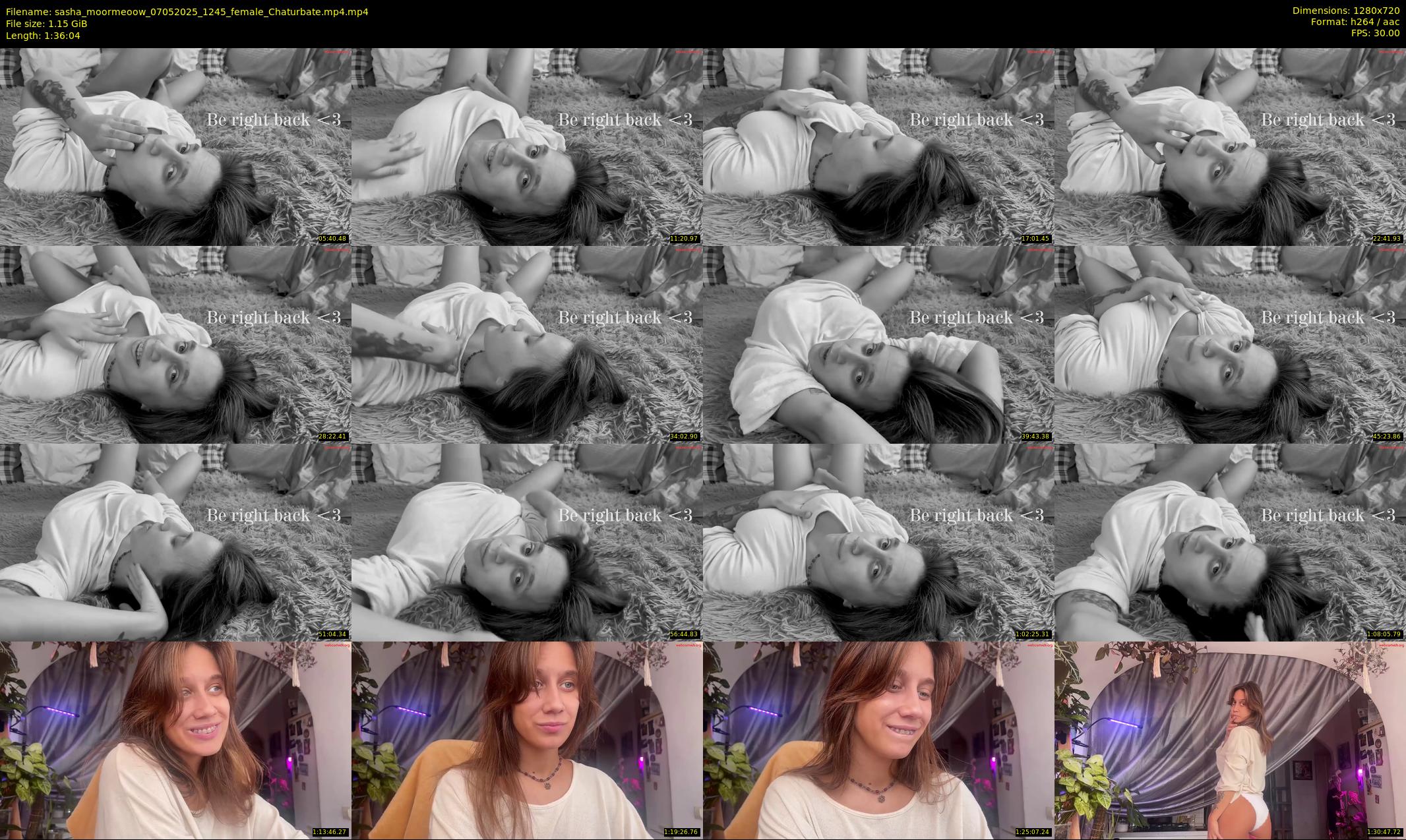 sasha_moormeoow — 97 minute Chaturbate female cam show recording, 720p, May 7, 2025