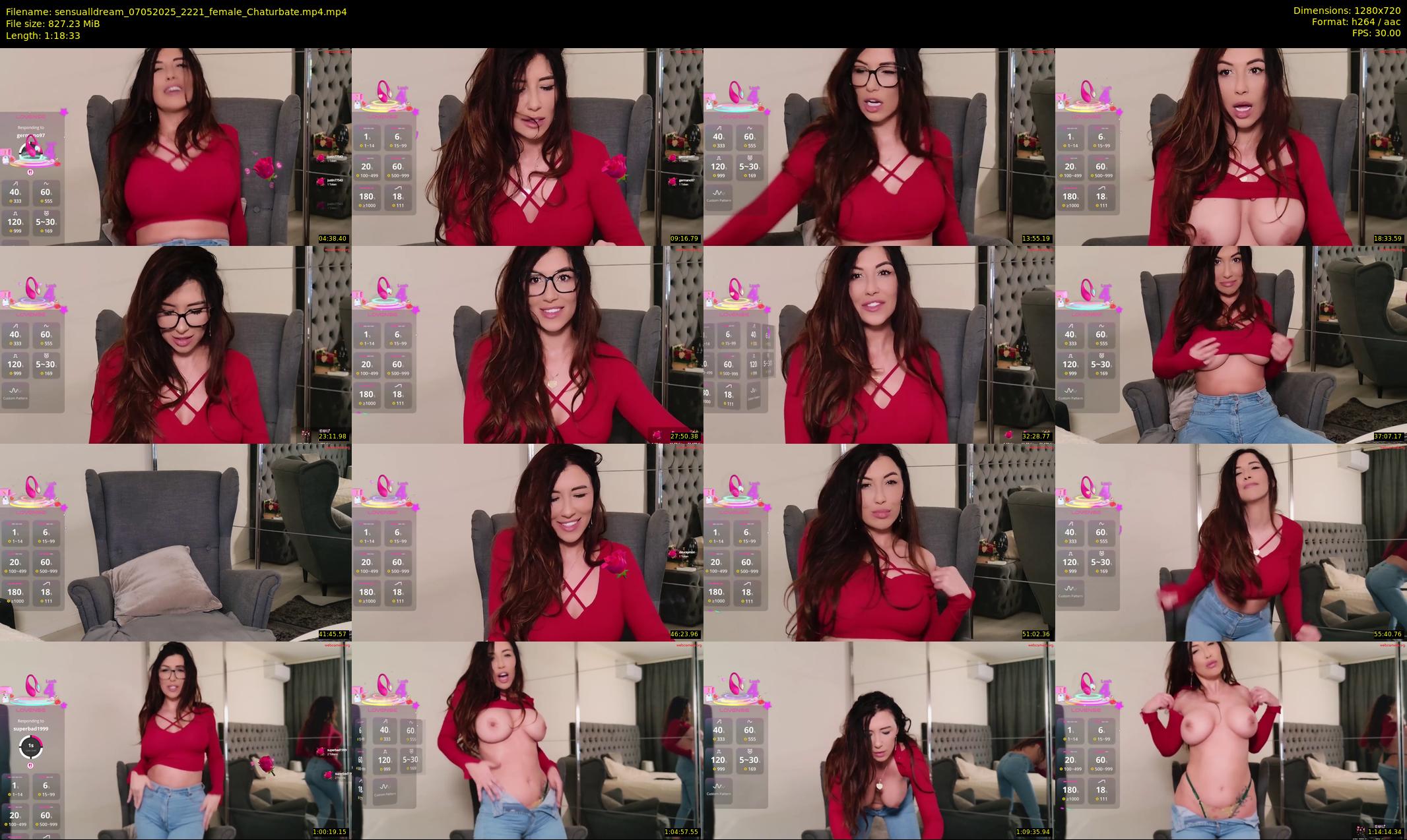 sensualldream — 79 minute Chaturbate female cam show recording, 720p, May 7, 2025