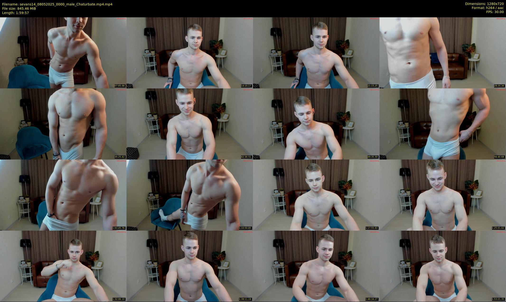 sevans14 — 120 minute Chaturbate male cam show recording, 720p, May 8, 2025