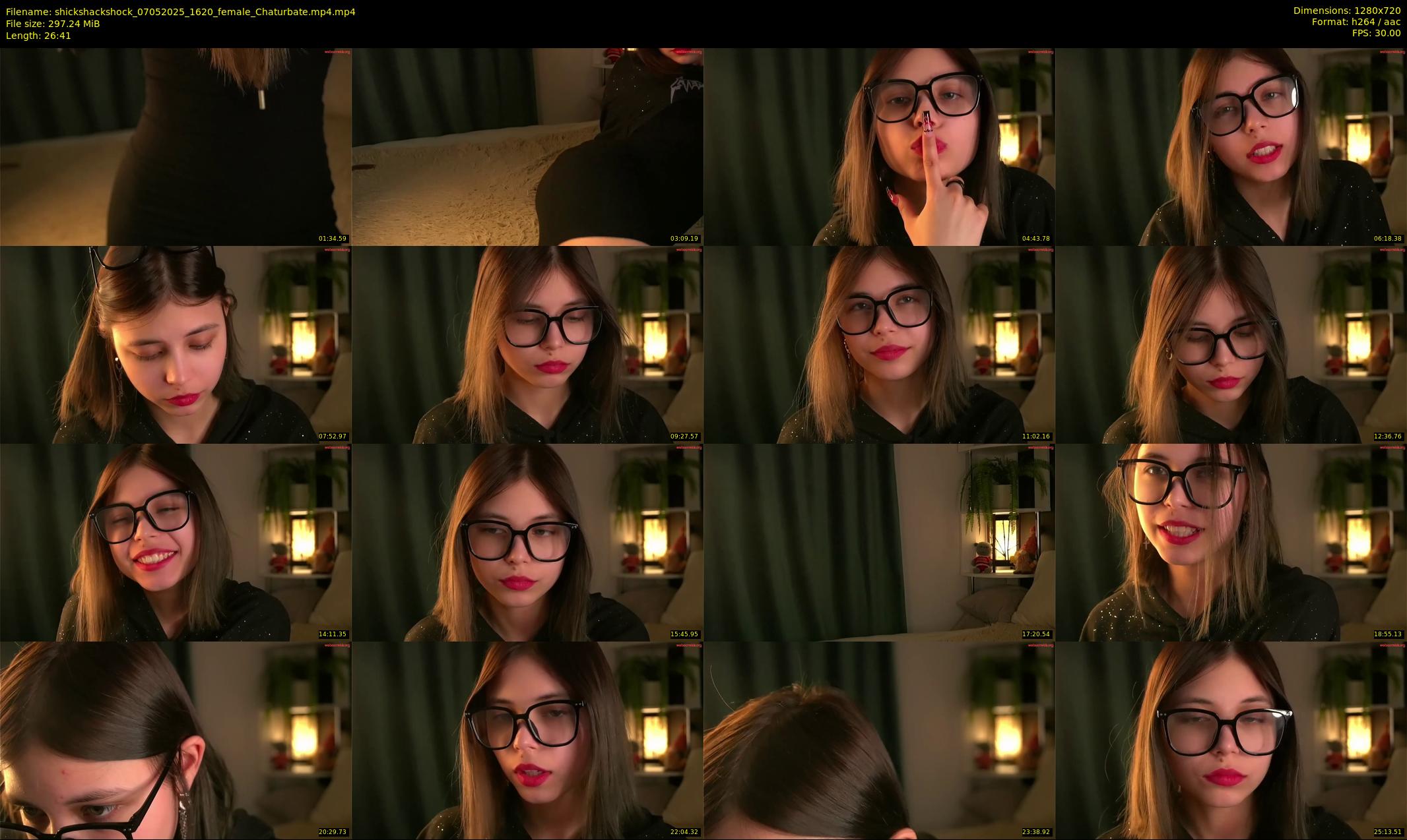 shickshackshock — 27 minute Chaturbate female cam show recording, 720p, May 7, 2025