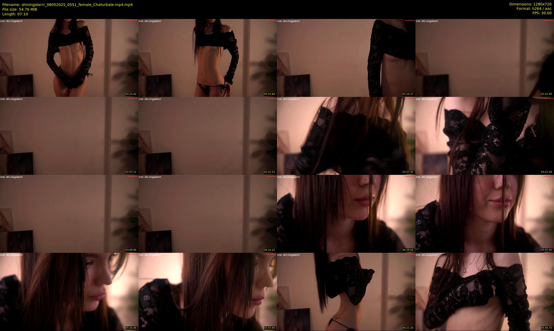 shiningstarrr — 8 minute Chaturbate female cam show recording, 720p, May 8, 2025