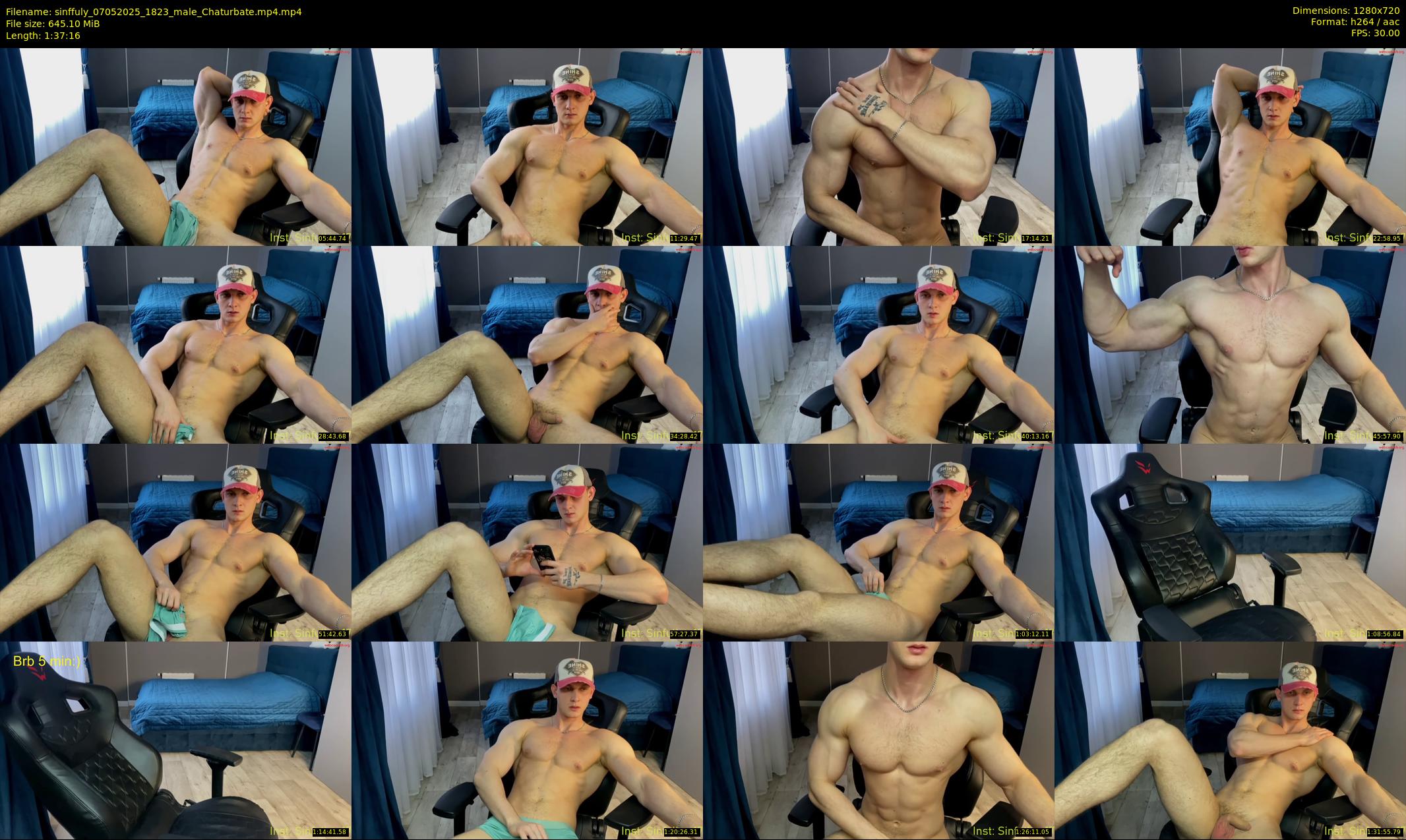 sinffuly — 98 minute Chaturbate male cam show recording, 720p, May 7, 2025