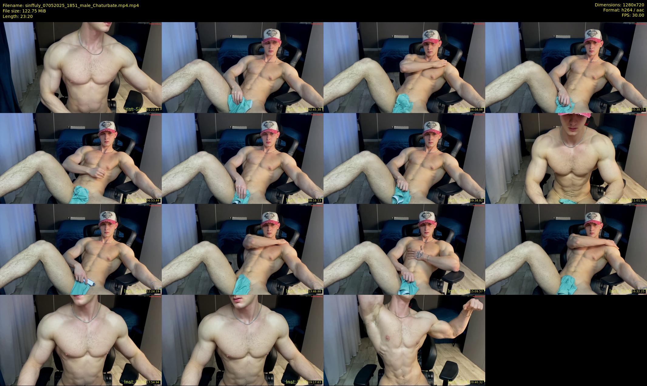 sinffuly — 24 minute Chaturbate male cam show recording, 720p, May 7, 2025